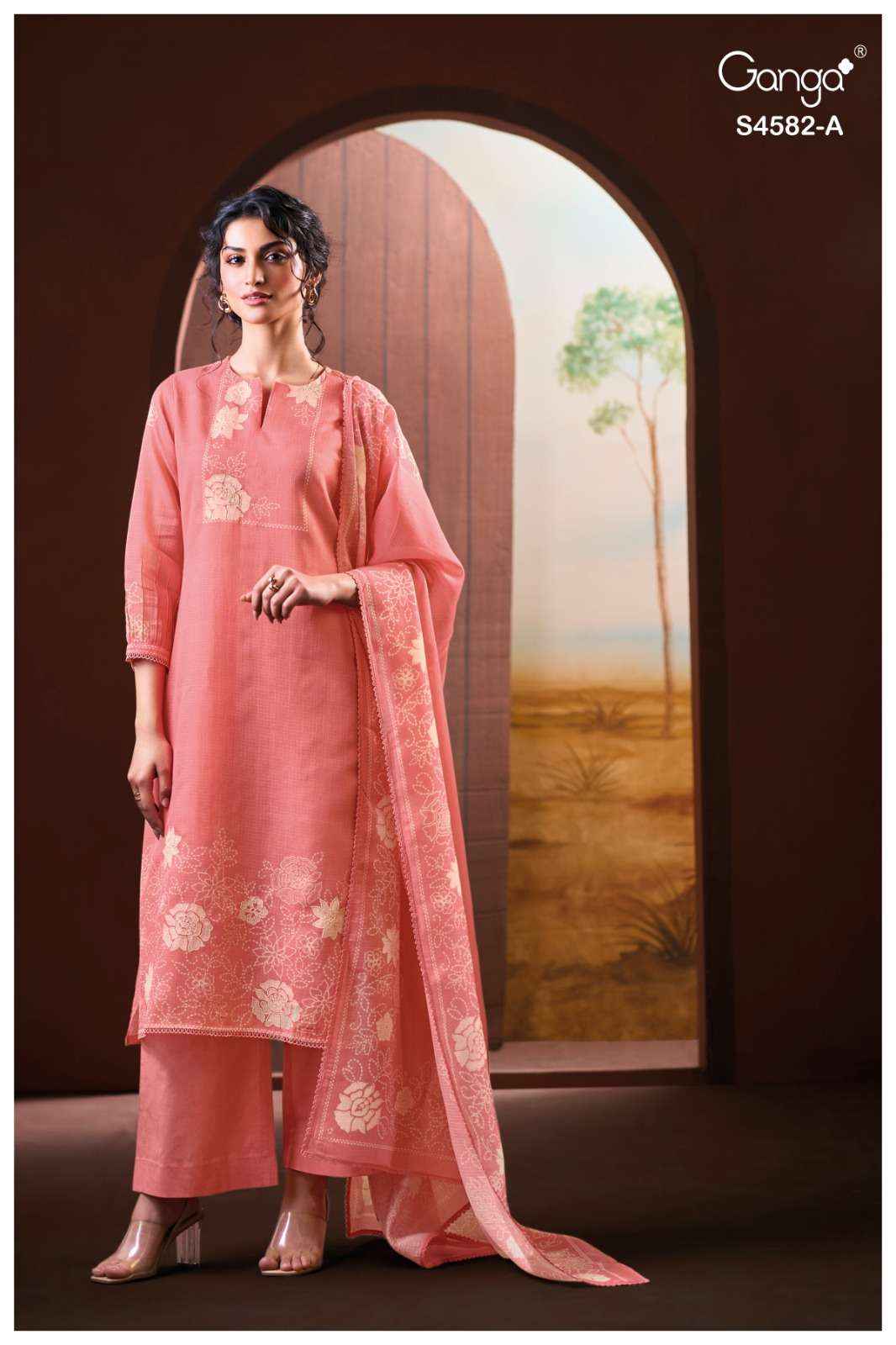 Ganga Fashion Ieris 4582 Premium Design Salwar Kameez Wholesale Rate ( 4 Pcs Catalog )