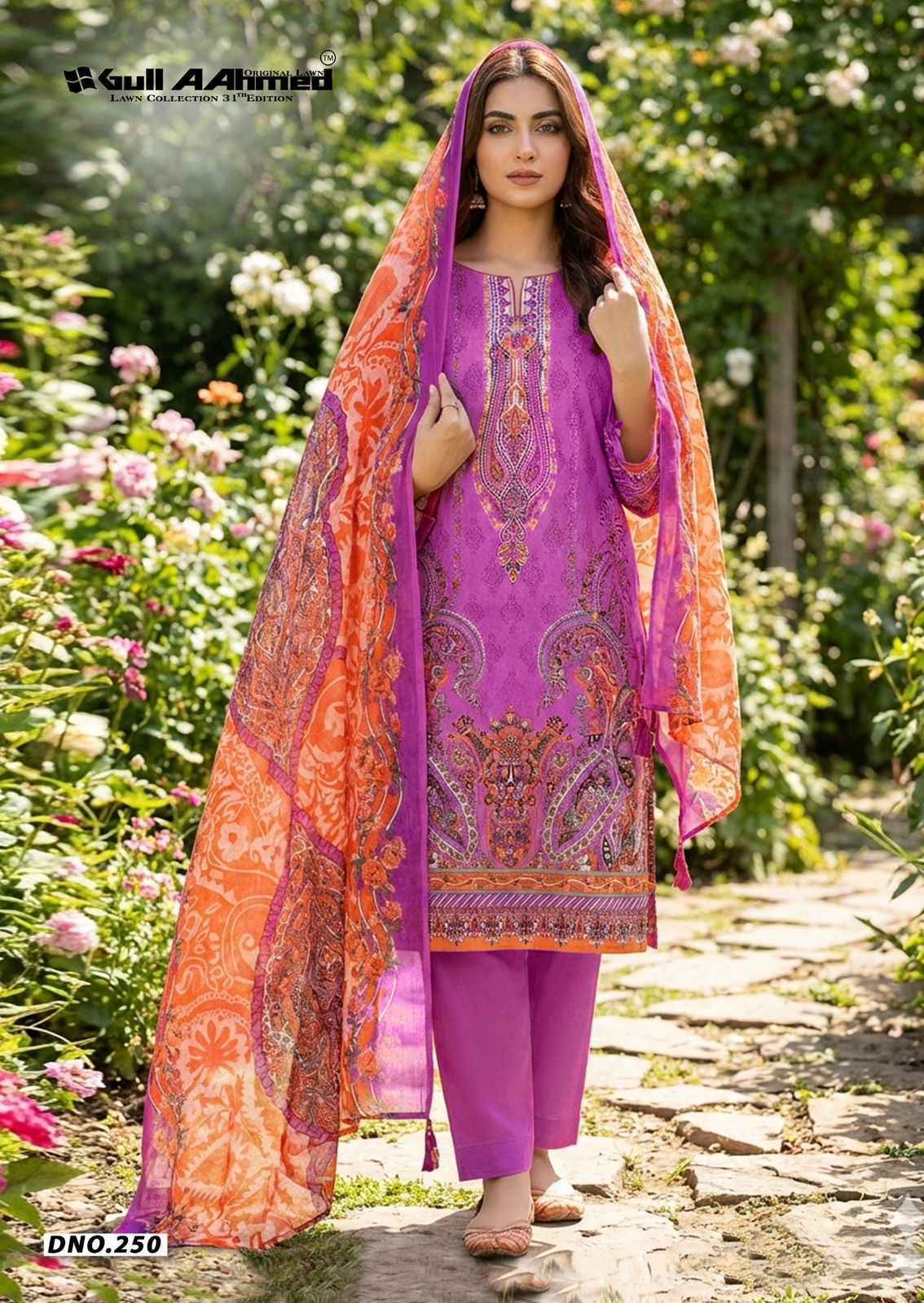 Gull Ahmed Lawn Collection Vol 31 Cambric Cotton Dress Material Wholesale Price ( 6 Pc Catalougue )