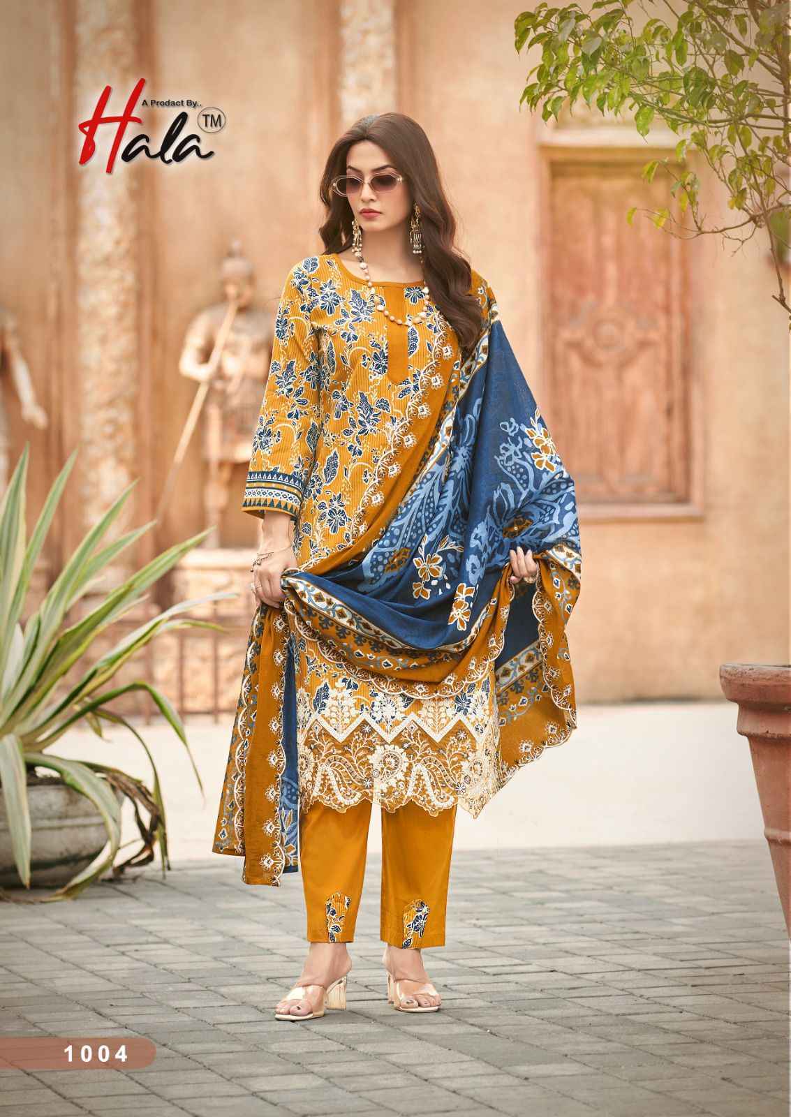 Hala Ayra Vol 1 Cotton Dress Material Wholesale Catalogue Price ( 6 pcs Catalogue )