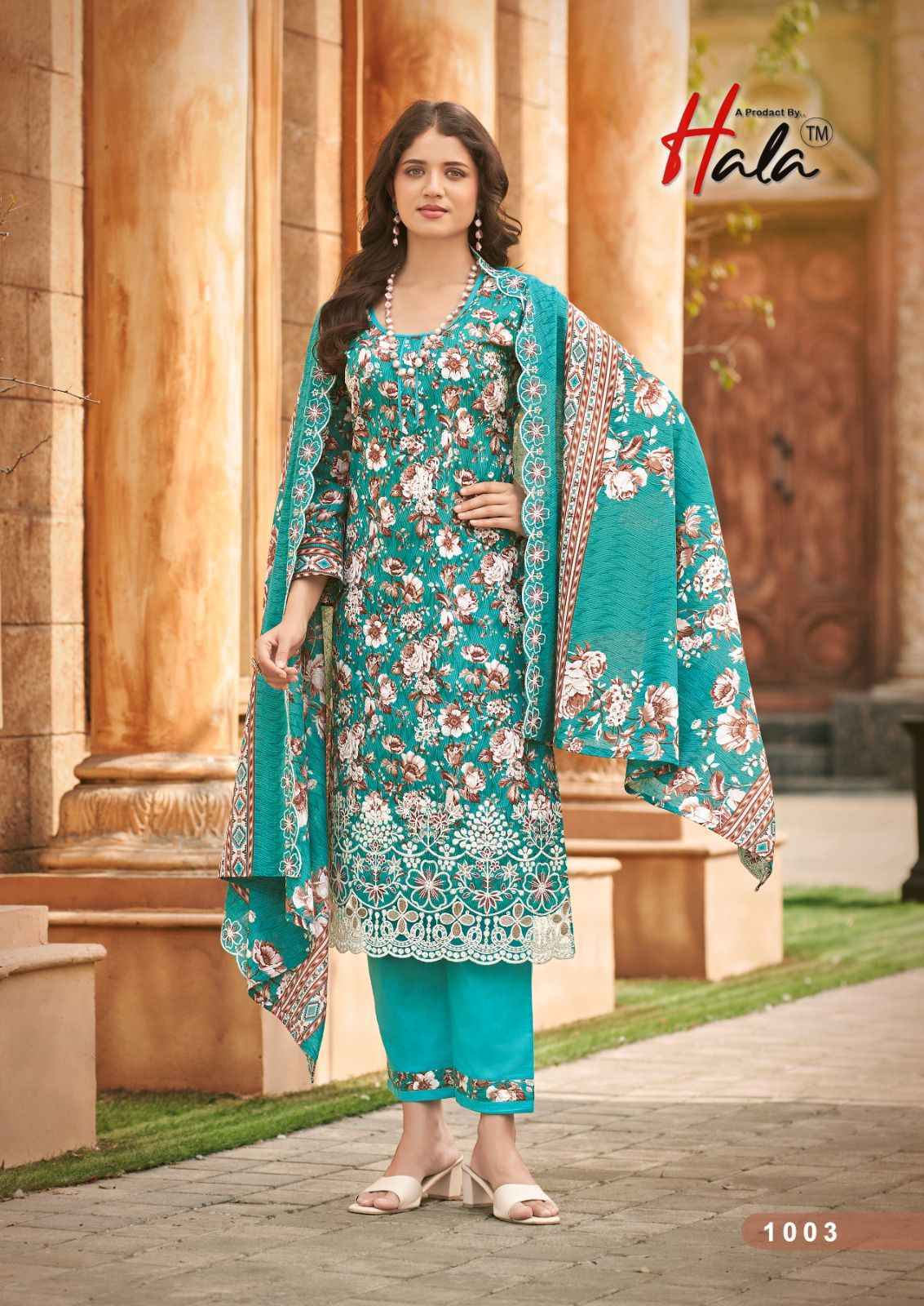 Hala Ayra Vol 1 Cotton Dress Material Wholesale Catalogue Price ( 6 pcs Catalogue )