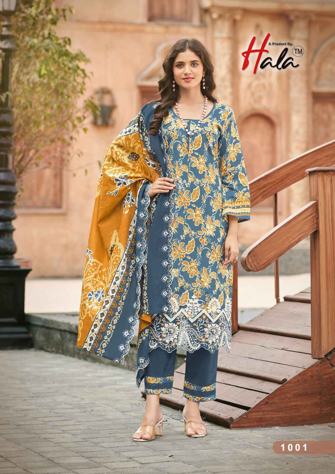 Hala Ayra Vol 1 Cotton Dress Material Wholesale Catalogue Price ( 6 pcs Catalogue )
