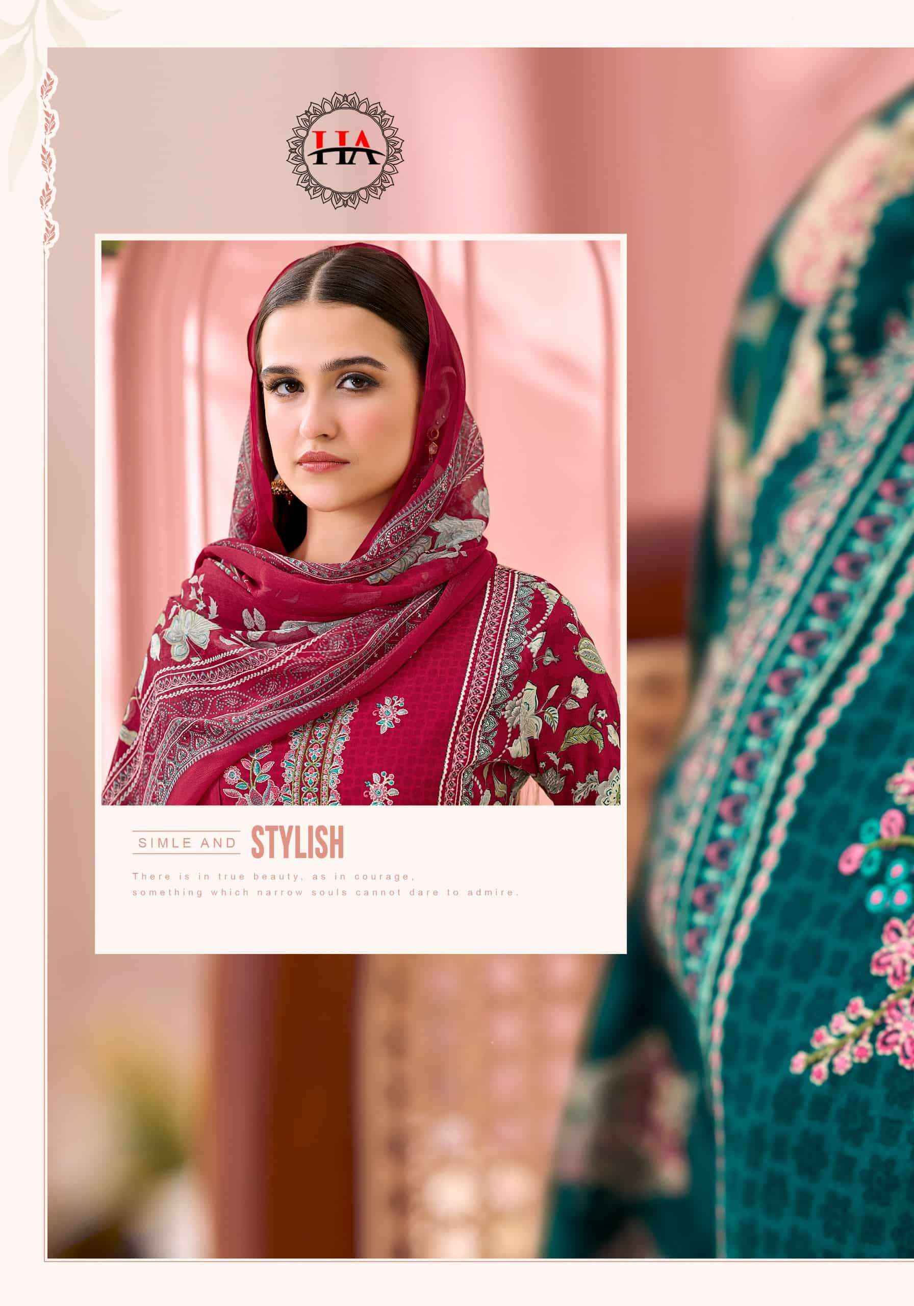 Harshit Bisma Fancy Viscose Rayon Salwar Kameez Wholesale Rate ( 6 Pcs Catalog )