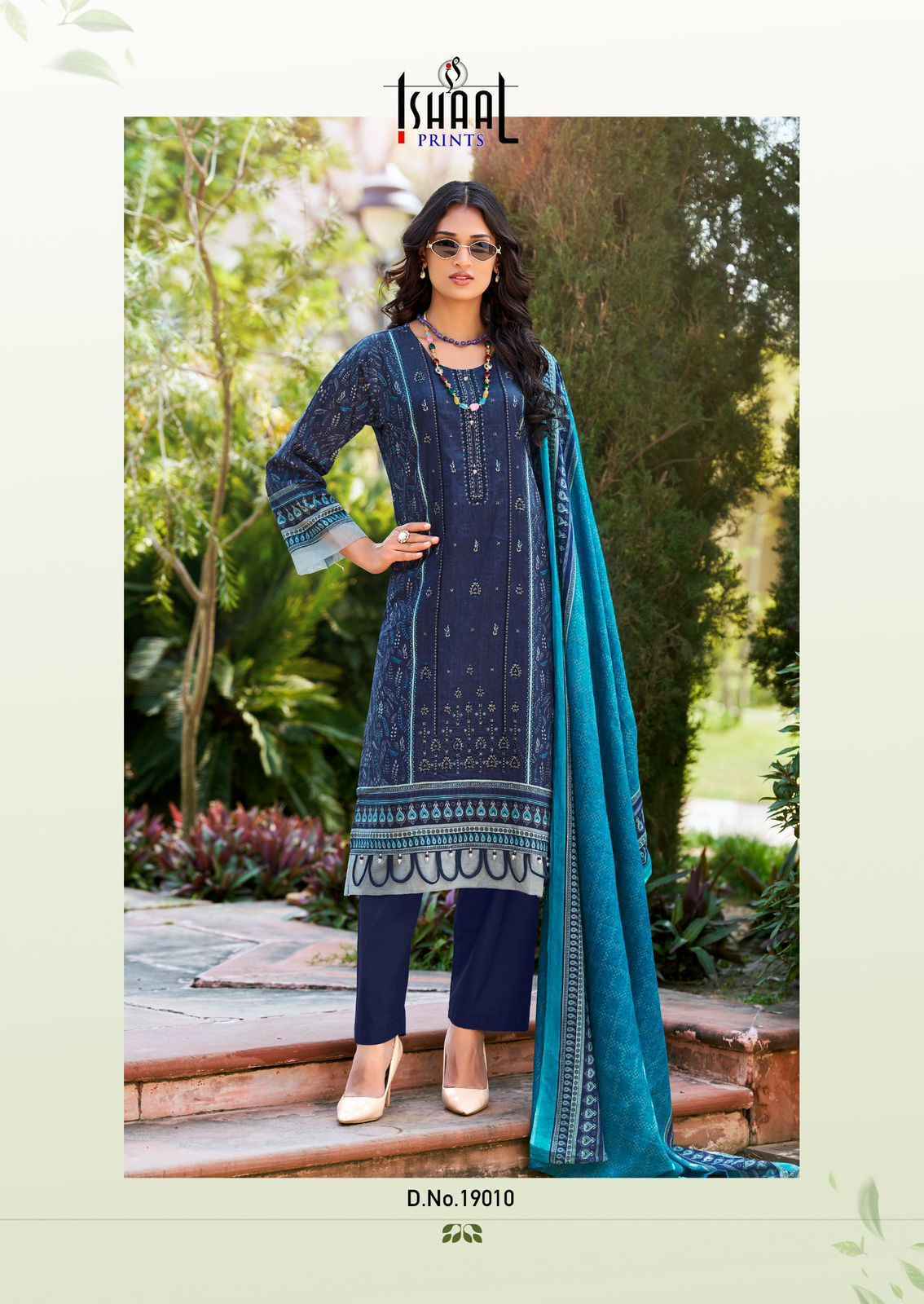 Ishaal Embroidered Vol 19 Lawn Cotton Salwar Kameez Wholesale Rate ( 10 Pcs Catalog )