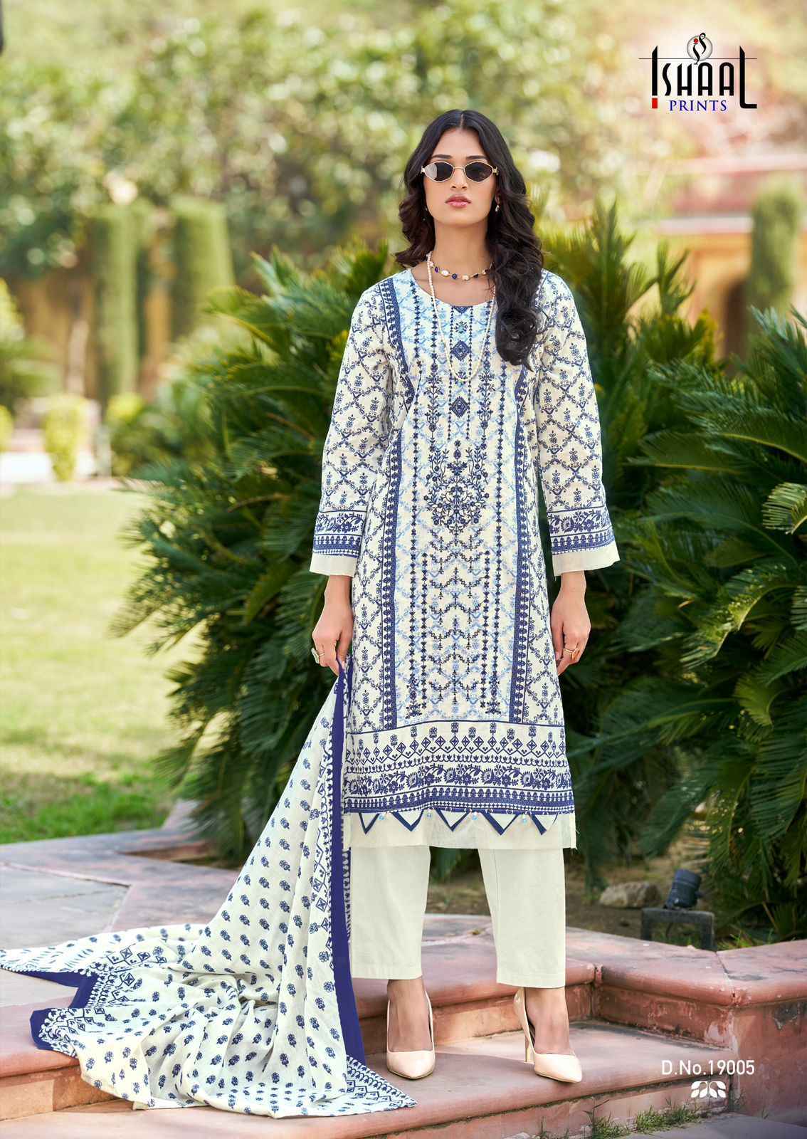 Ishaal Embroidered Vol 19 Lawn Cotton Salwar Kameez Wholesale Rate ( 10 Pcs Catalog )