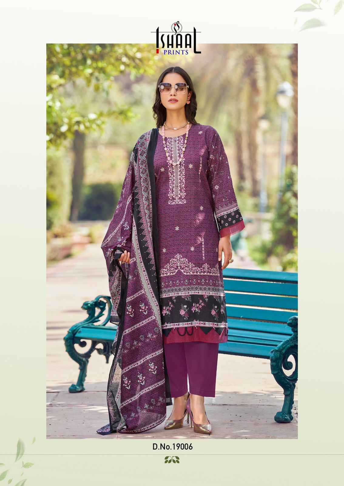 Ishaal Embroidered Vol 19 Lawn Cotton Salwar Kameez Wholesale Rate ( 10 Pcs Catalog )