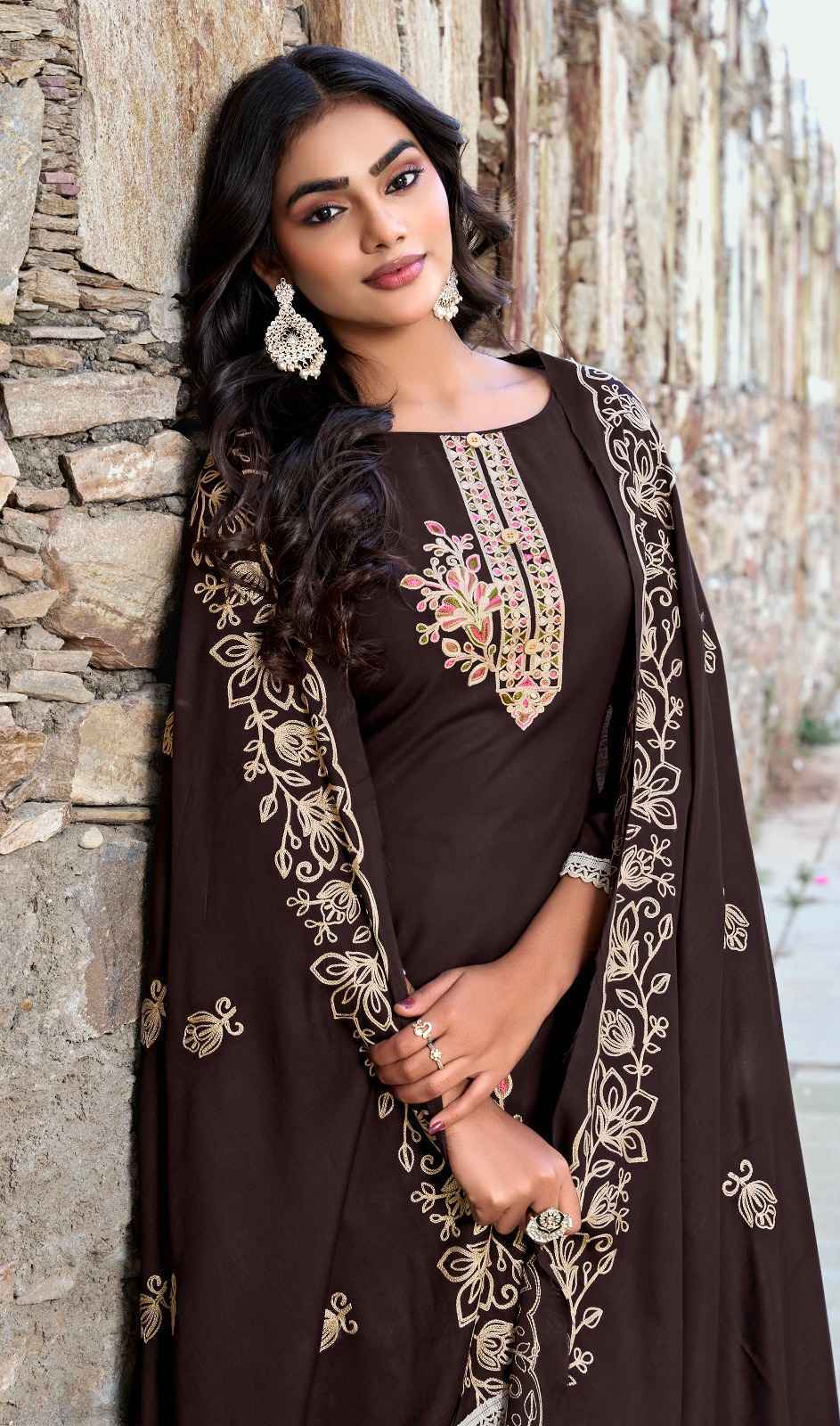 Jt Angel Vol 14 Rayon Salwar Kameez Wholesale Rate ( 5 Pcs Catalog )