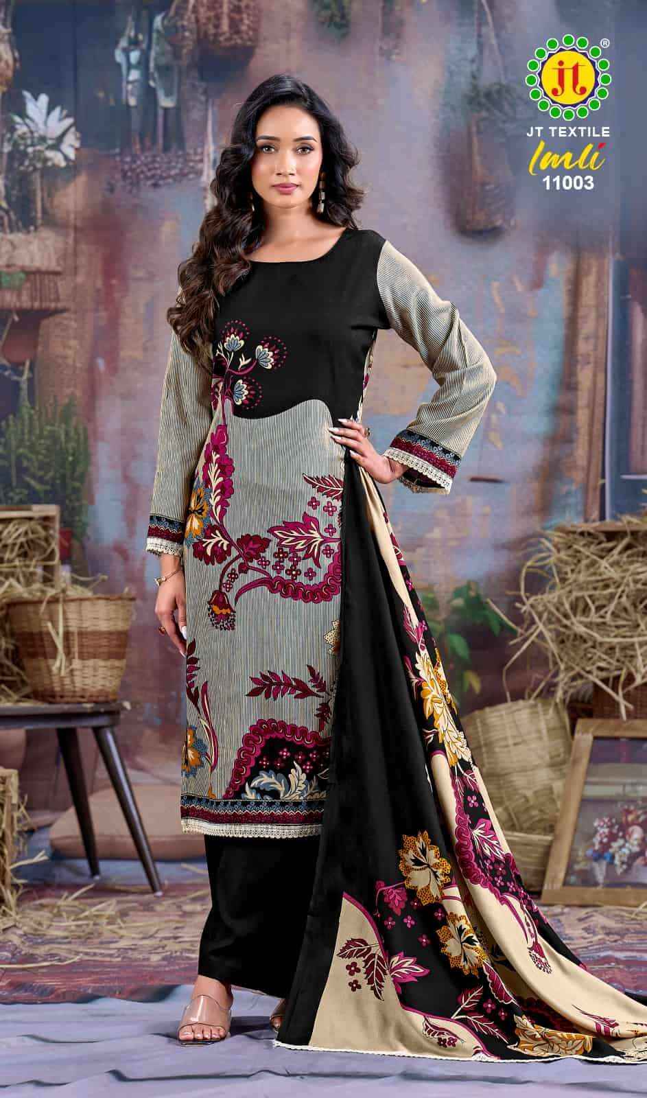 Jt Imli Vol 11 Exclusive Rayon Salwar Kameez Wholesale Rate ( 5 Pcs Catalog )