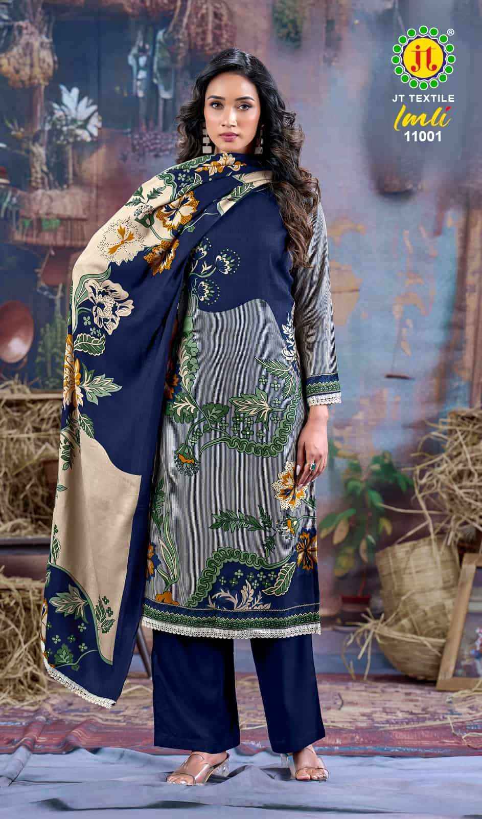 Jt Imli Vol 11 Exclusive Rayon Salwar Kameez Wholesale Rate ( 5 Pcs Catalog )