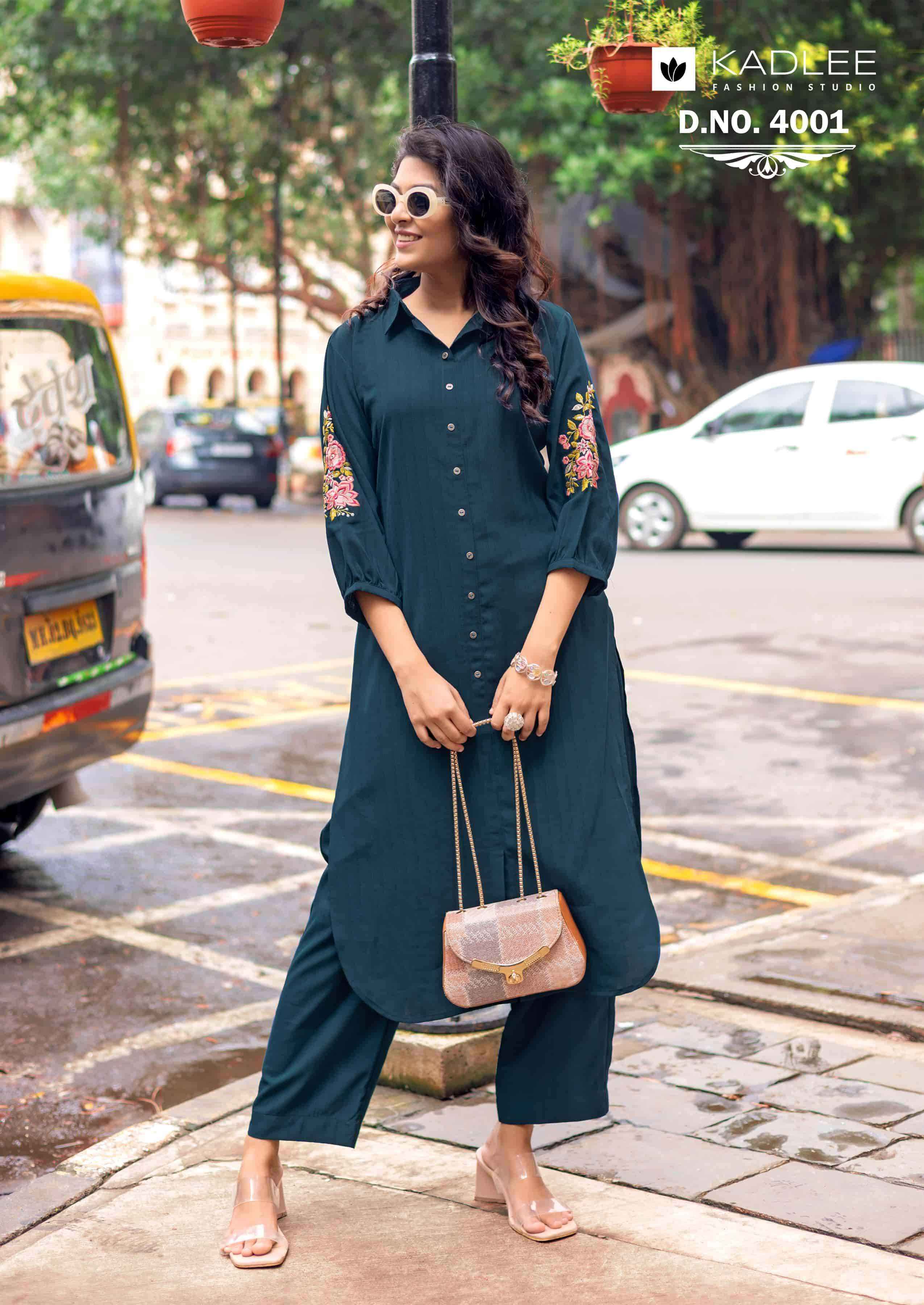 Kadlee Blue Bell Fancy Casual Wear Kurti Bottom Pair Wholesale Rate ( 6 Pcs Catalog )