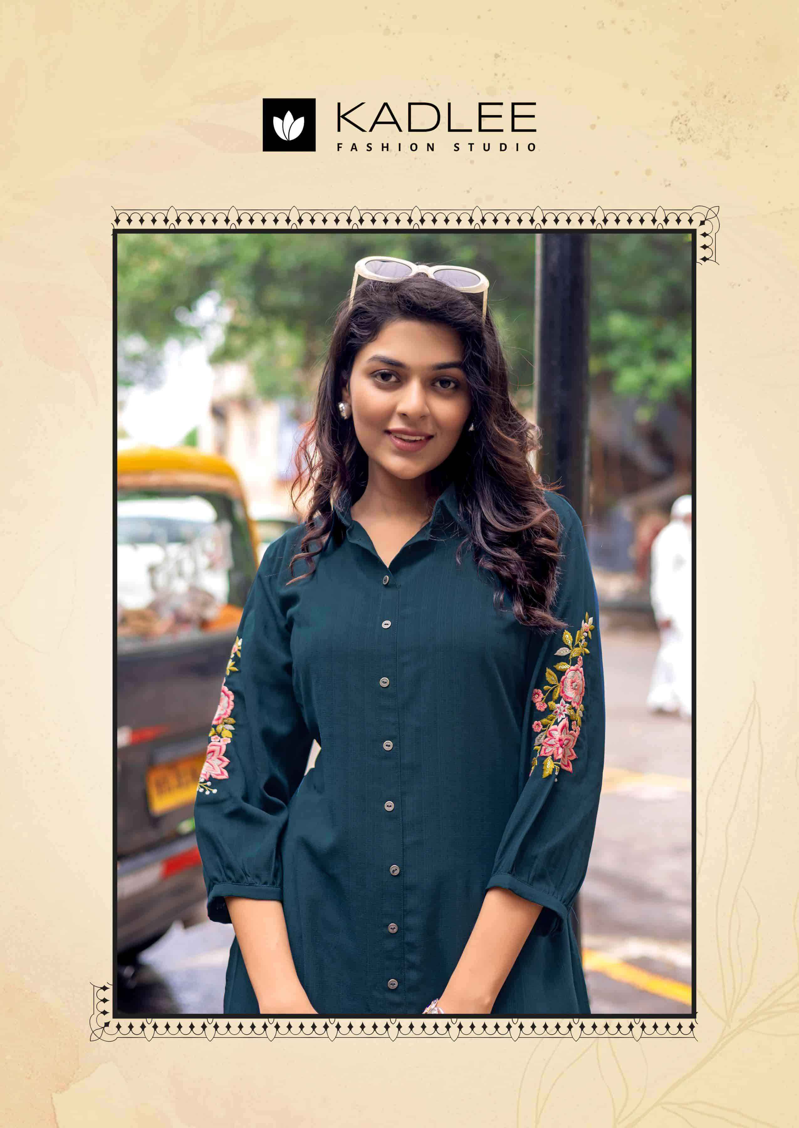 Kadlee Blue Bell Fancy Casual Wear Kurti Bottom Pair Wholesale Rate ( 6 Pcs Catalog )