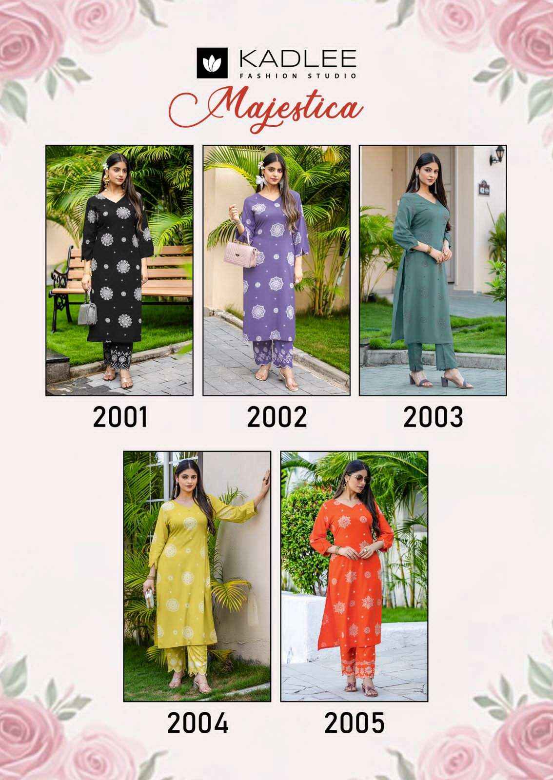 Kadlee Fashion Majestica Casual Wear Readymade Wholesale Price ( 5 Pcs Catalogue )