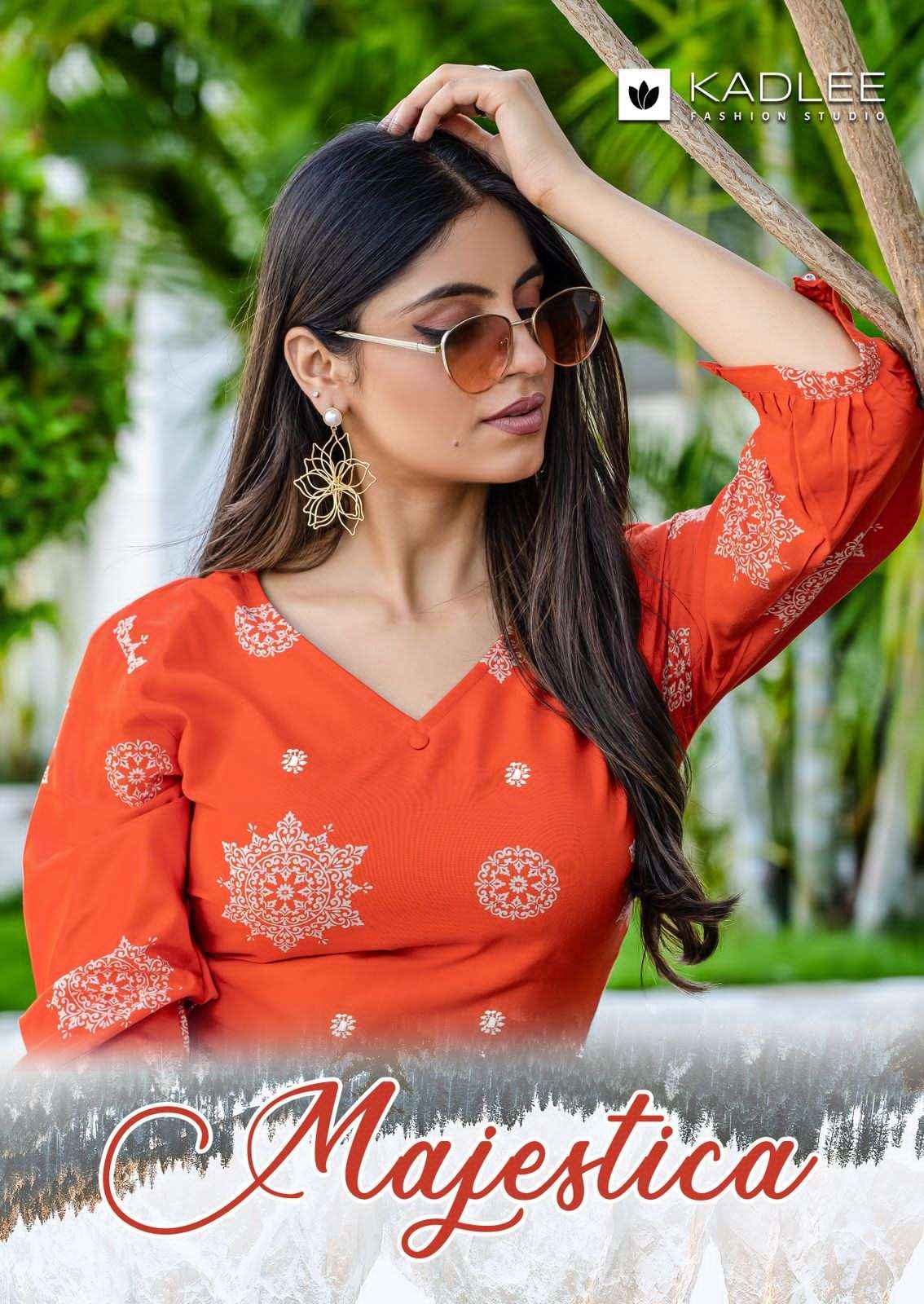 Kadlee Fashion Majestica Casual Wear Readymade Wholesale Price ( 5 Pcs Catalogue )