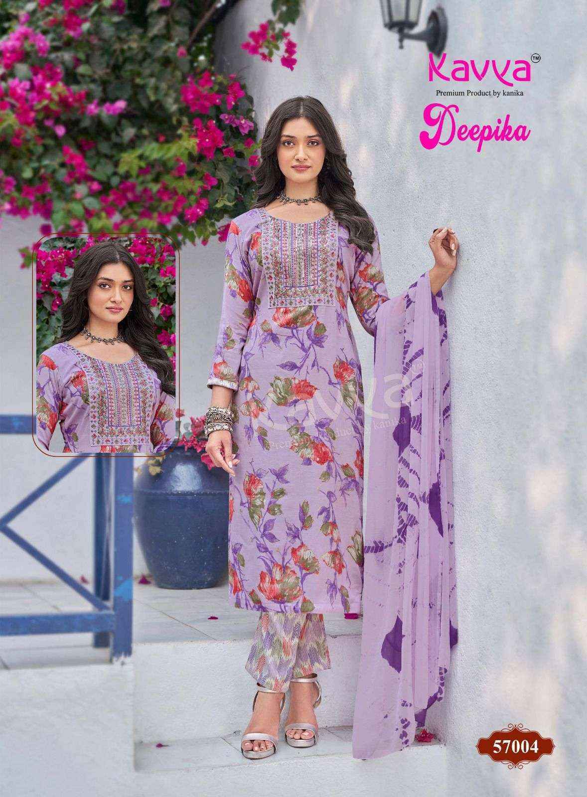 Kavya Deepika Vol 57 Capsule Ready Made Suits Wholesale Price ( 10 Pcs Catalog )