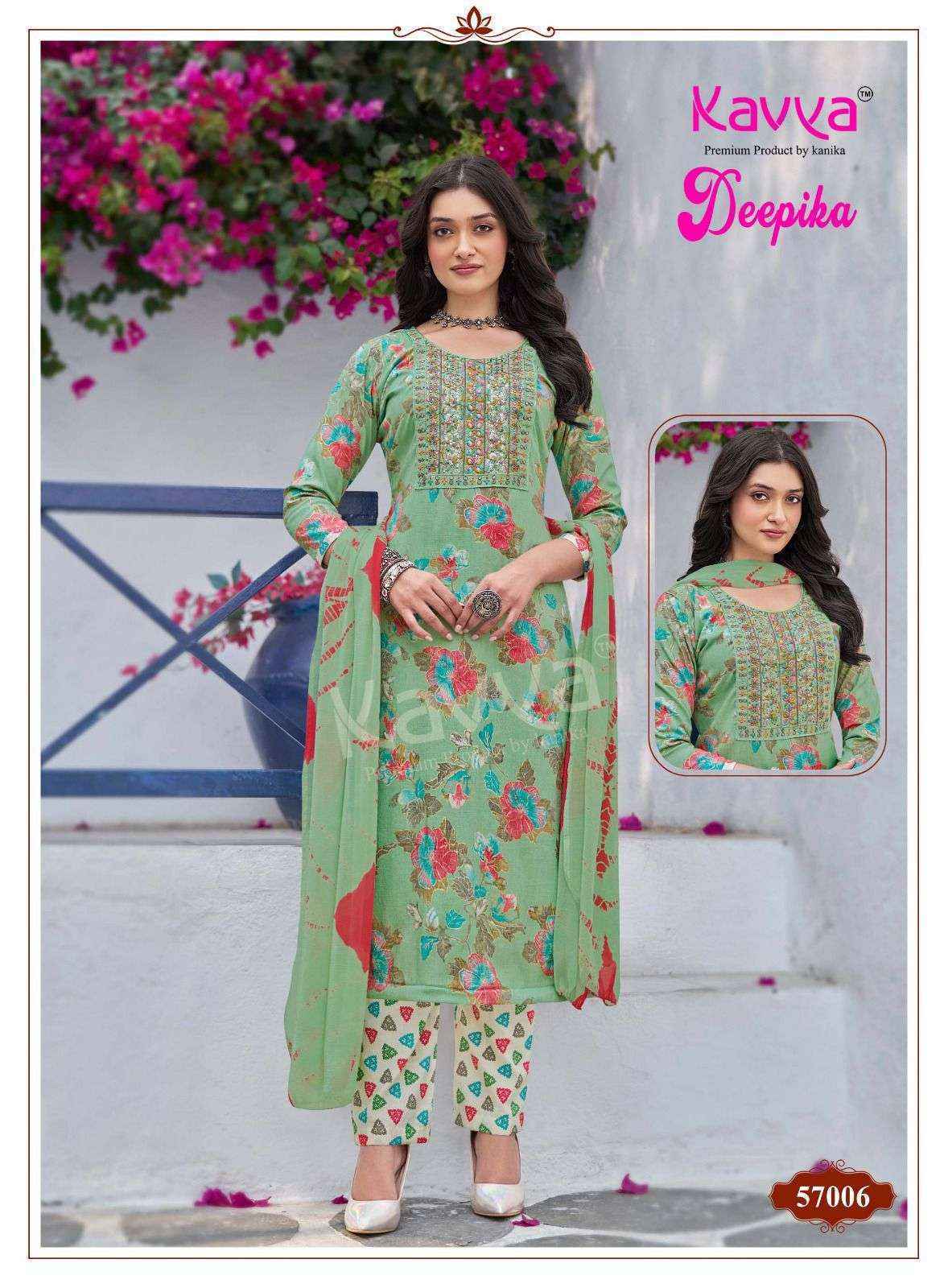 Kavya Deepika Vol 57 Capsule Ready Made Suits Wholesale Price ( 10 Pcs Catalog )