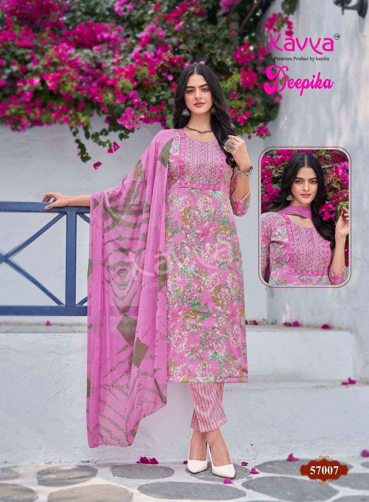 Kavya Deepika Vol 57 Capsule Ready Made Suits Wholesale Price ( 10 Pcs Catalog )