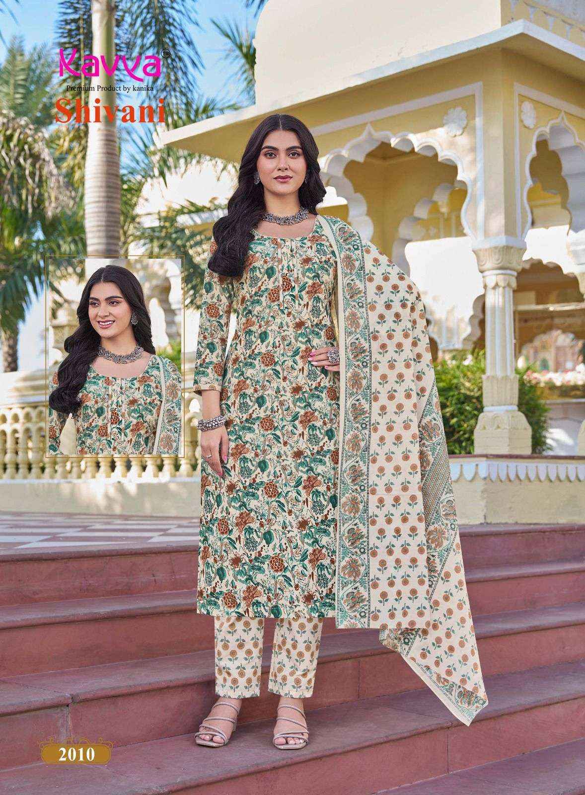 Kavya Shivani Vol 2 Malaysian Cotton Readymade Suits Wholesale Price (10 pcs Catalogue )