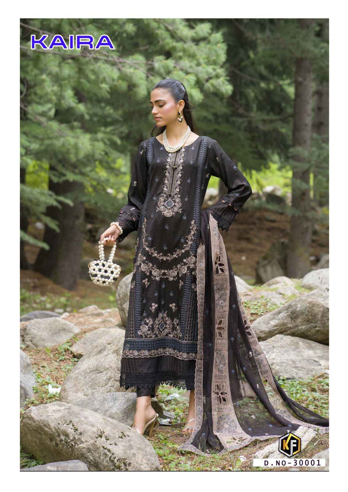 Keval Fab Kaira Vol 30 Lawn Cotton Salwar Kameez Wholesale Rate ( 6 Pcs Catalog )