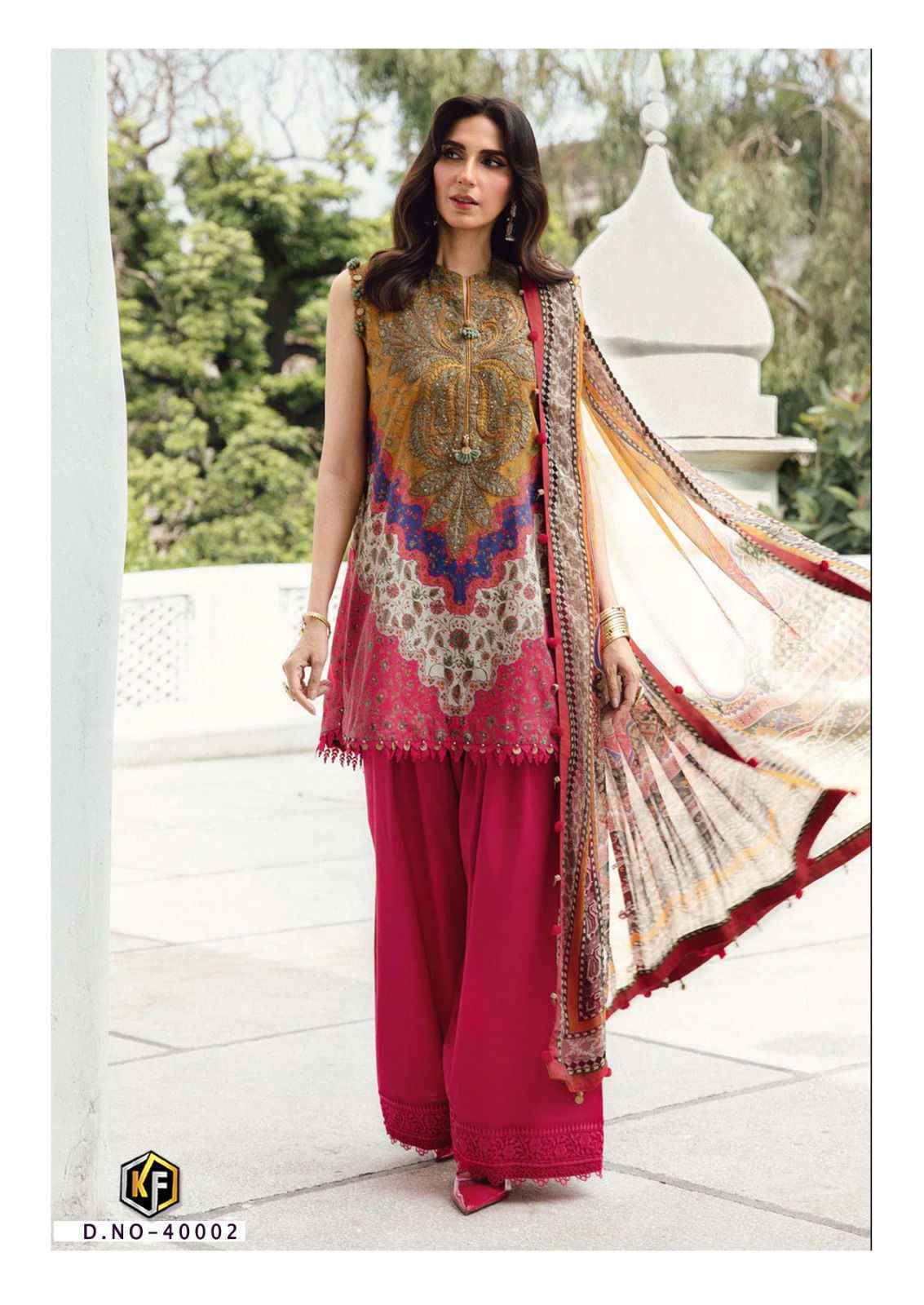 Keval Fab Maria B Vol 40 Cotton Salwar Kameez Wholesale Rate ( 6 Pcs Catalog )
