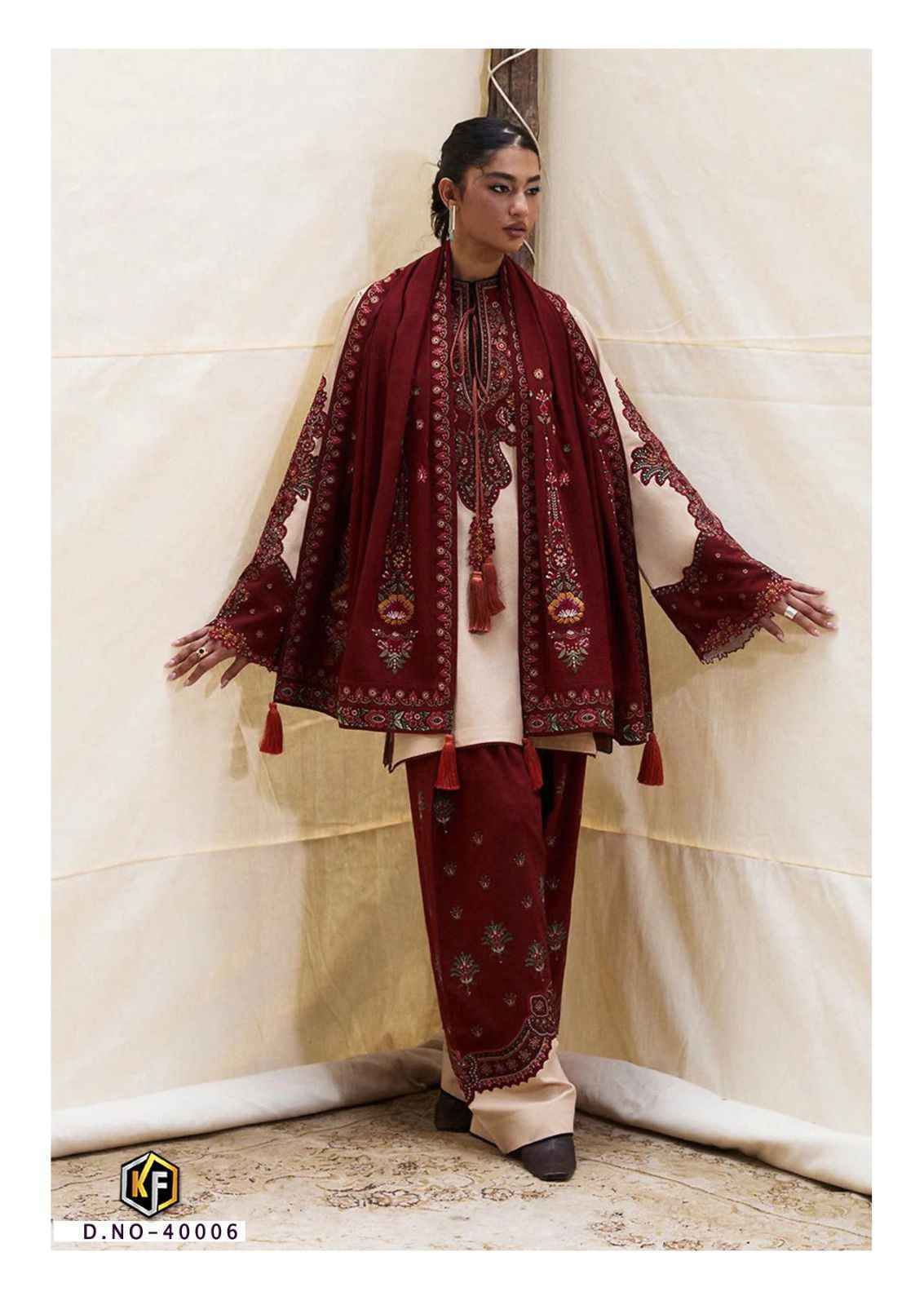 Keval Fab Maria B Vol 40 Cotton Salwar Kameez Wholesale Rate ( 6 Pcs Catalog )