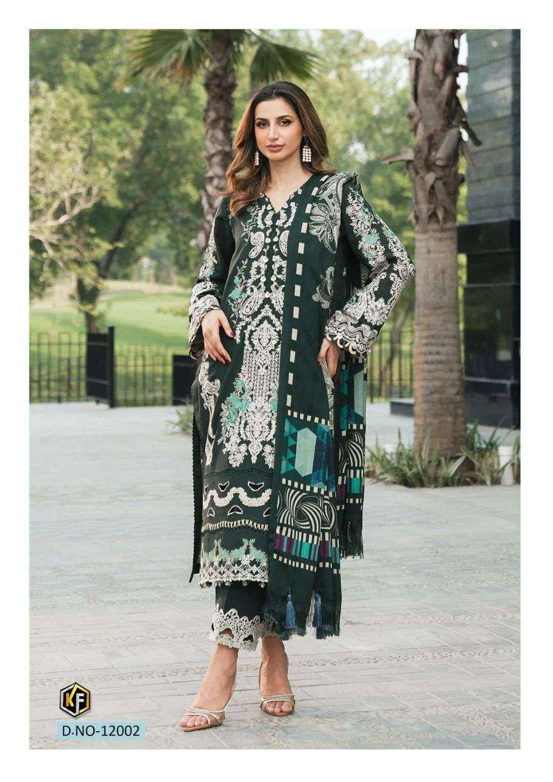 Keval Fab Rangrez Vol 12 Cotton Salwar Kameez Wholesale Rate ( 6 Pcs Catalog )