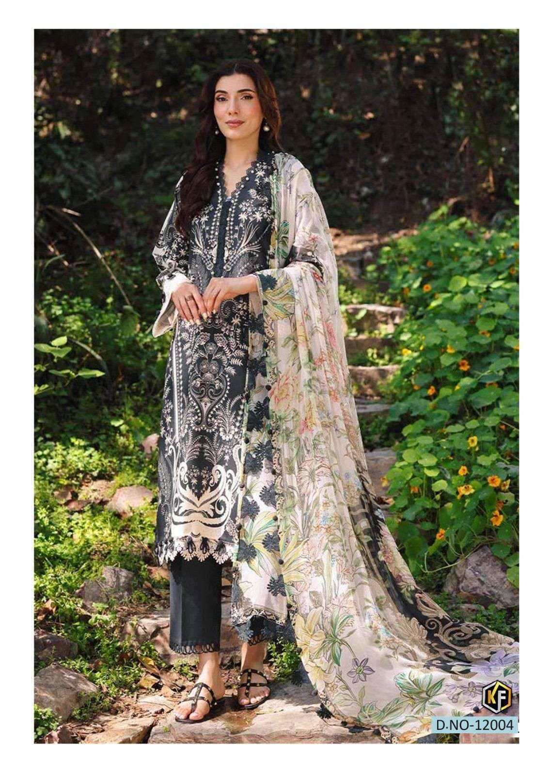 Keval Fab Rangrez Vol 12 Cotton Salwar Kameez Wholesale Rate ( 6 Pcs Catalog )