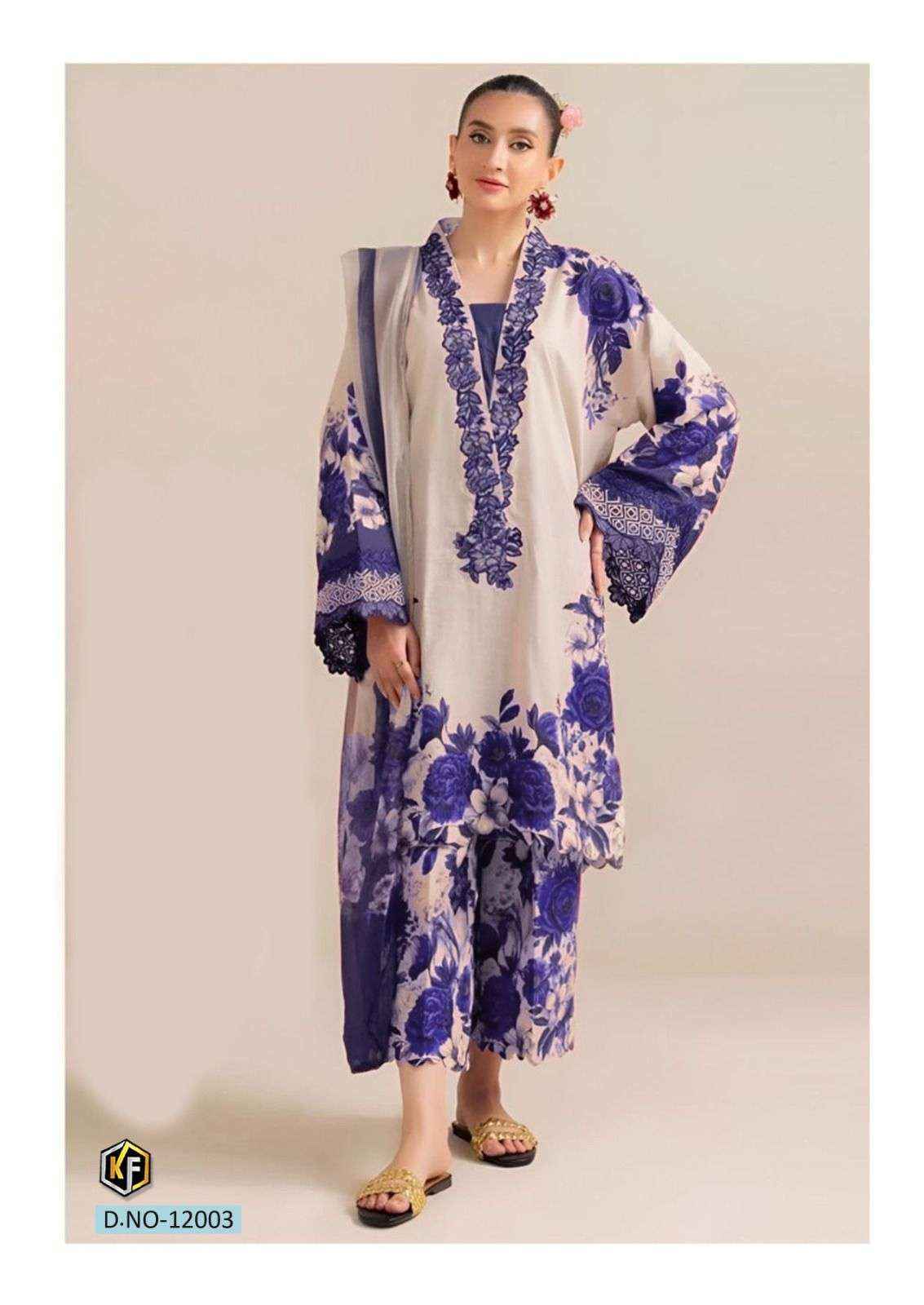 Keval Fab Rangrez Vol 12 Cotton Salwar Kameez Wholesale Rate ( 6 Pcs Catalog )