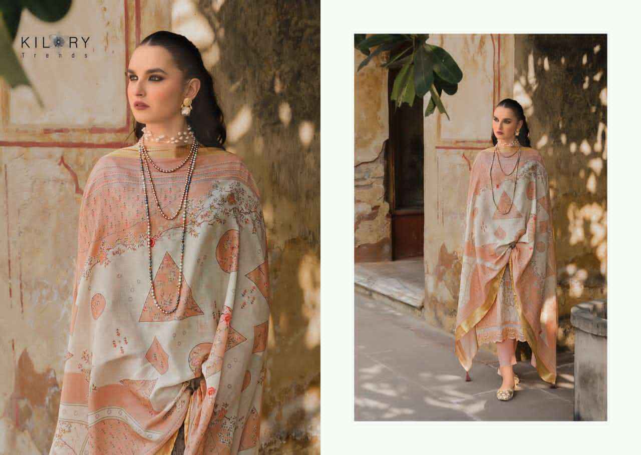 Kilory Mehfilen Pure Lawn Cotton Dress Material Wholesale Price ( 6 Pcs Catalogue )