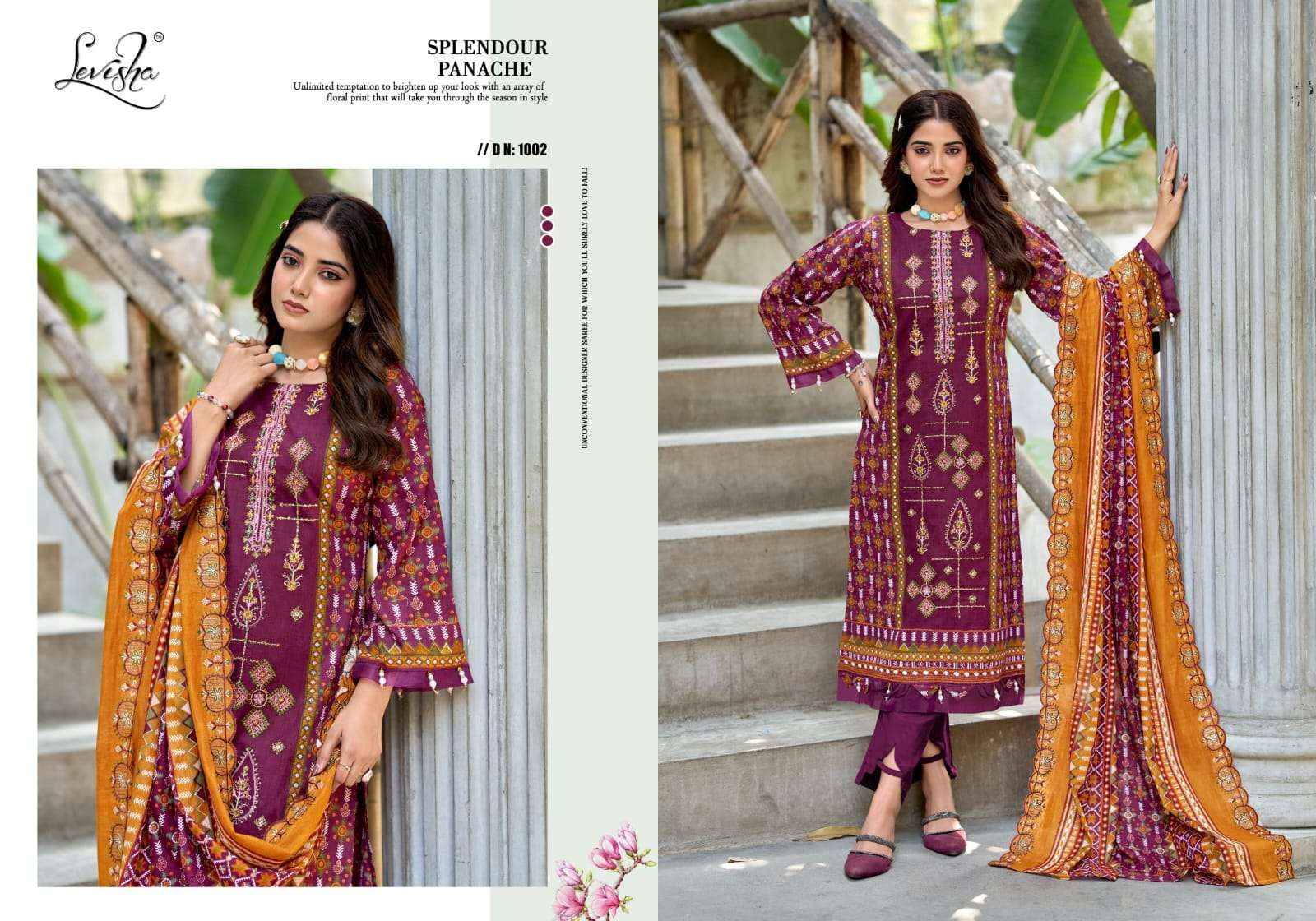 Levisha Bin Saeed Nx Vol 4 Exclusive Designs Cotton Dress Wholesale Rate ( 6 Pcs Catalog )