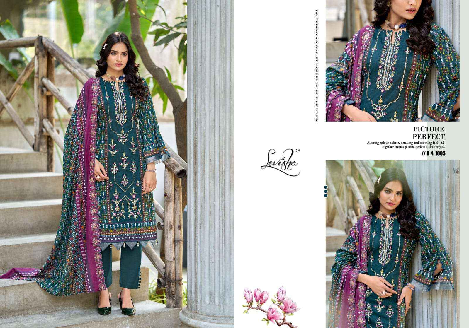 Levisha Bin Saeed Nx Vol 4 Exclusive Designs Cotton Dress Wholesale Rate ( 6 Pcs Catalog )