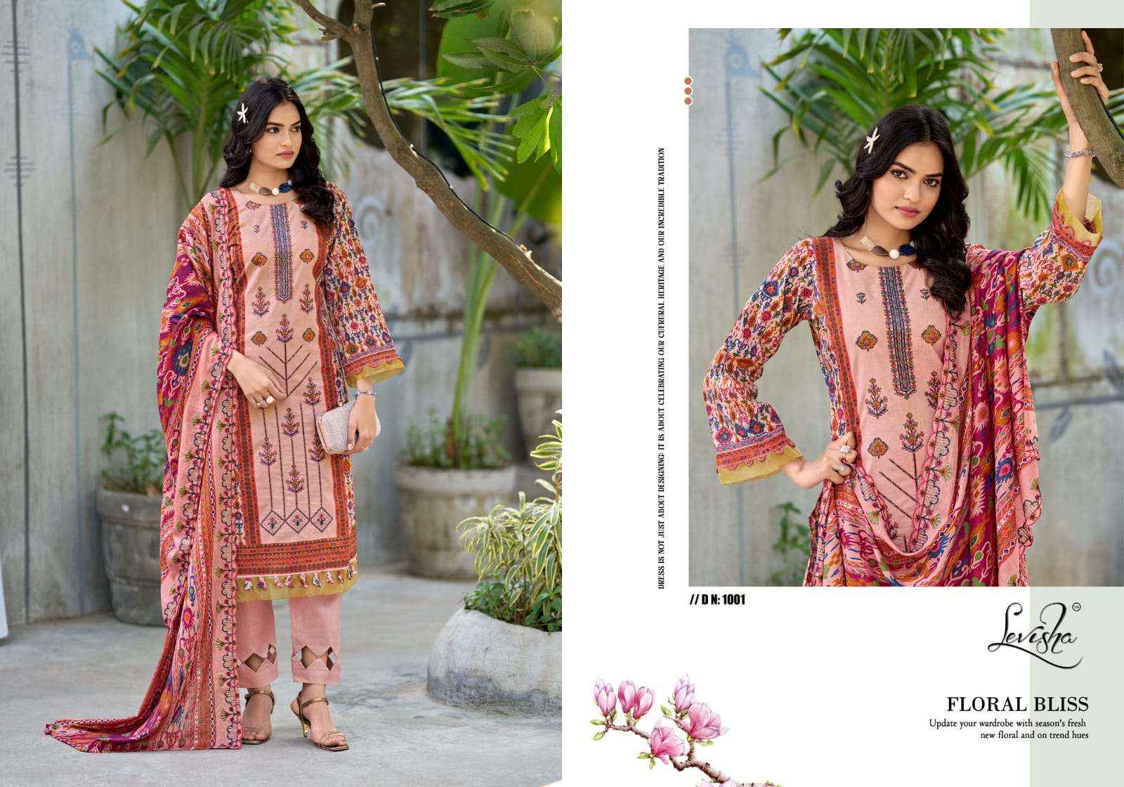 Levisha Bin Saeed Nx Vol 4 Exclusive Designs Cotton Dress Wholesale Rate ( 6 Pcs Catalog )