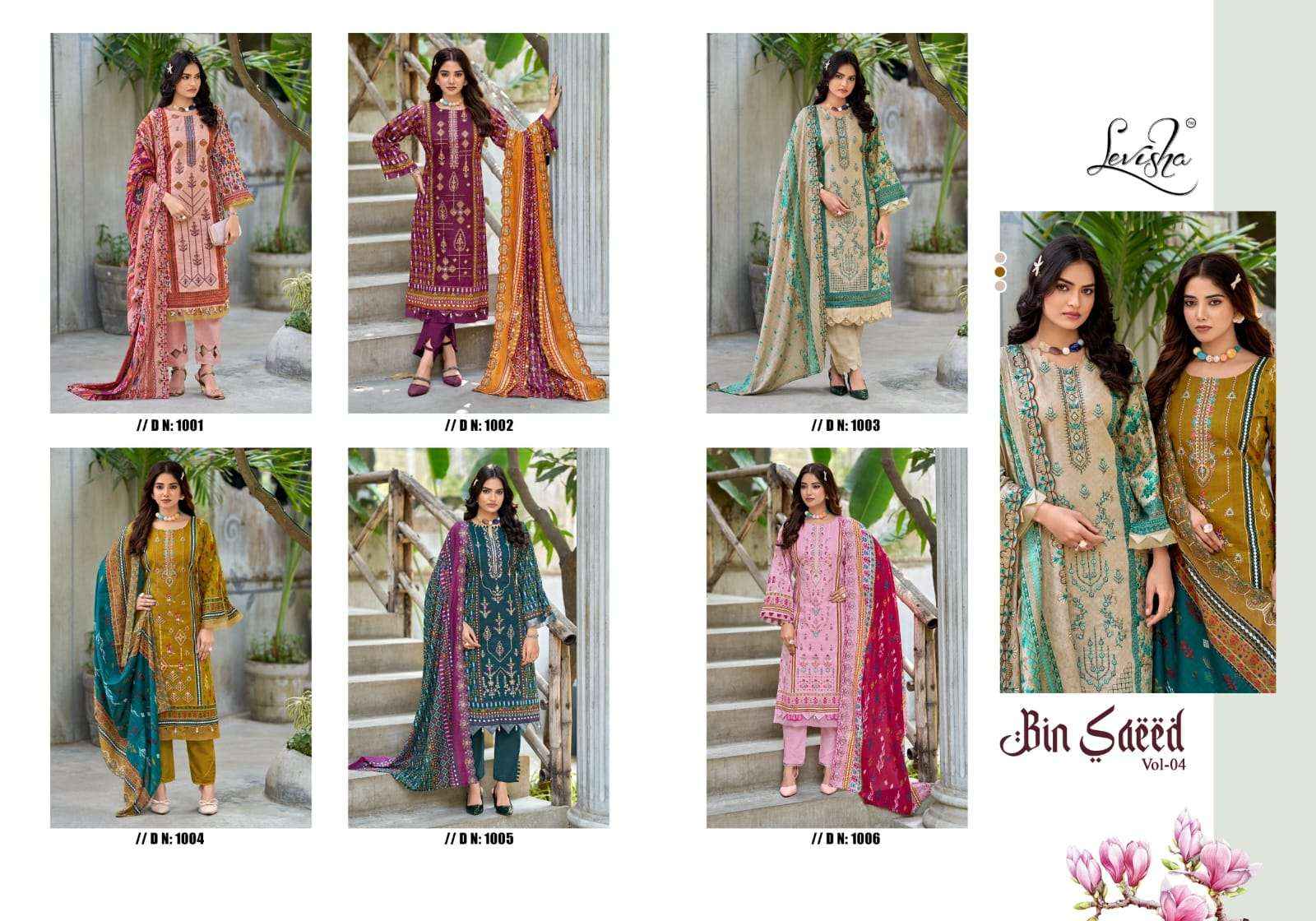 Levisha Bin Saeed Nx Vol 4 Exclusive Designs Cotton Dress Wholesale Rate ( 6 Pcs Catalog )
