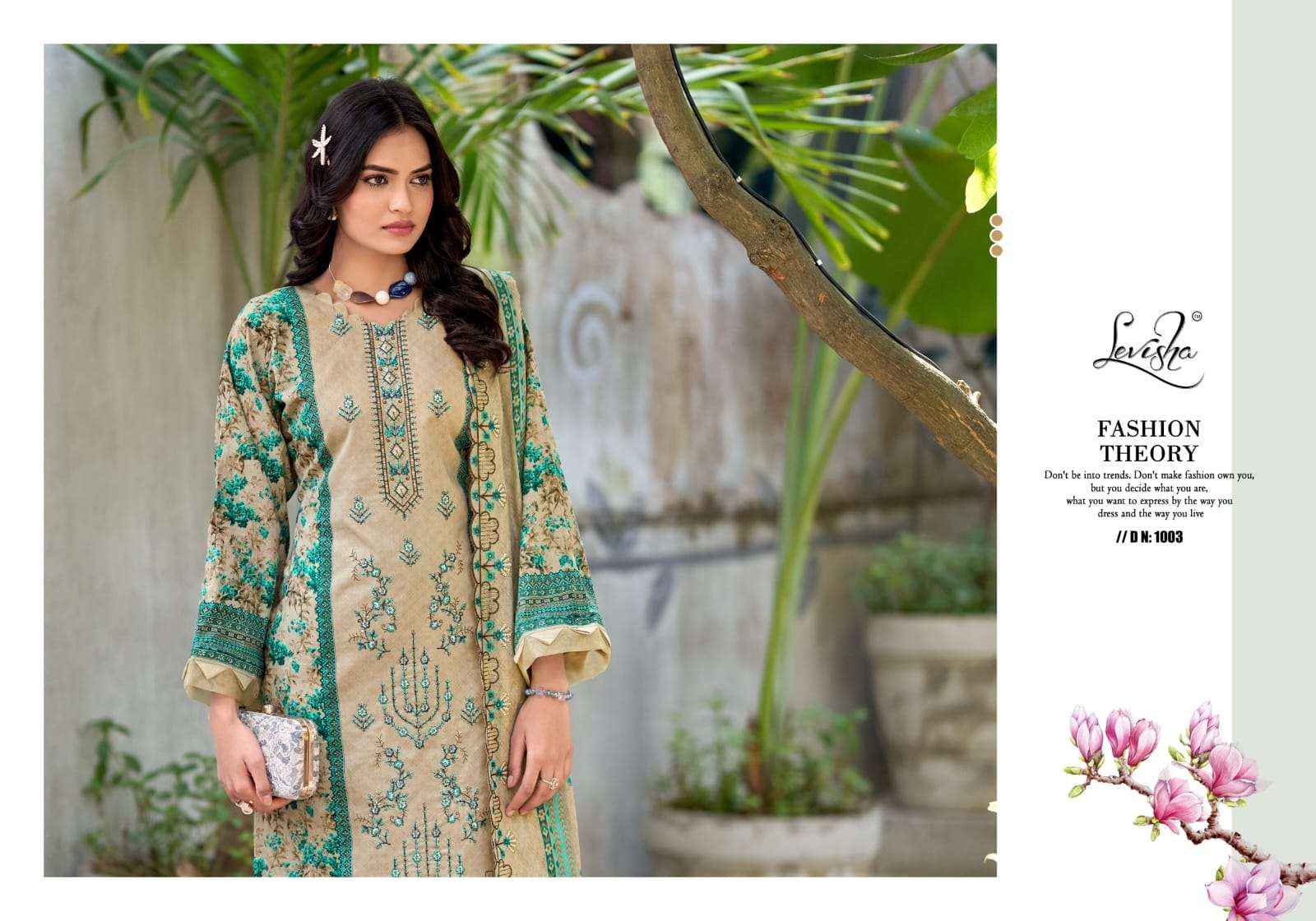 Levisha Bin Saeed Nx Vol 4 Exclusive Designs Cotton Dress Wholesale Rate ( 6 Pcs Catalog )