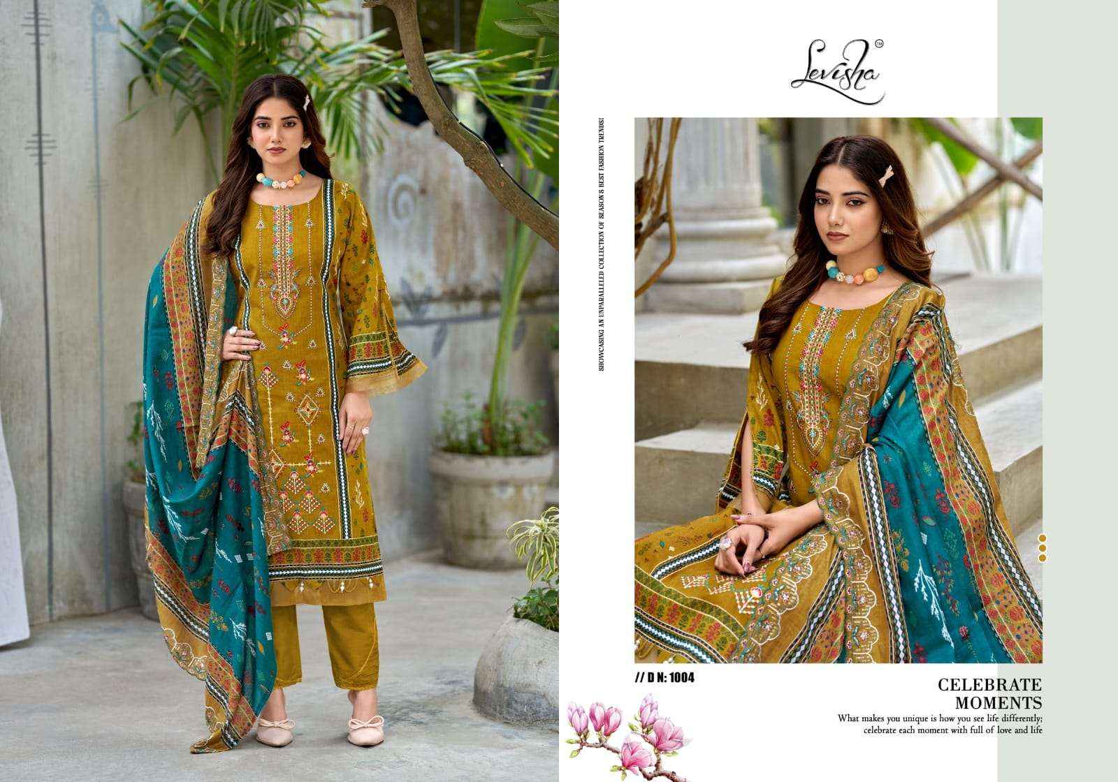 Levisha Bin Saeed Nx Vol 4 Exclusive Designs Cotton Dress Wholesale Rate ( 6 Pcs Catalog )