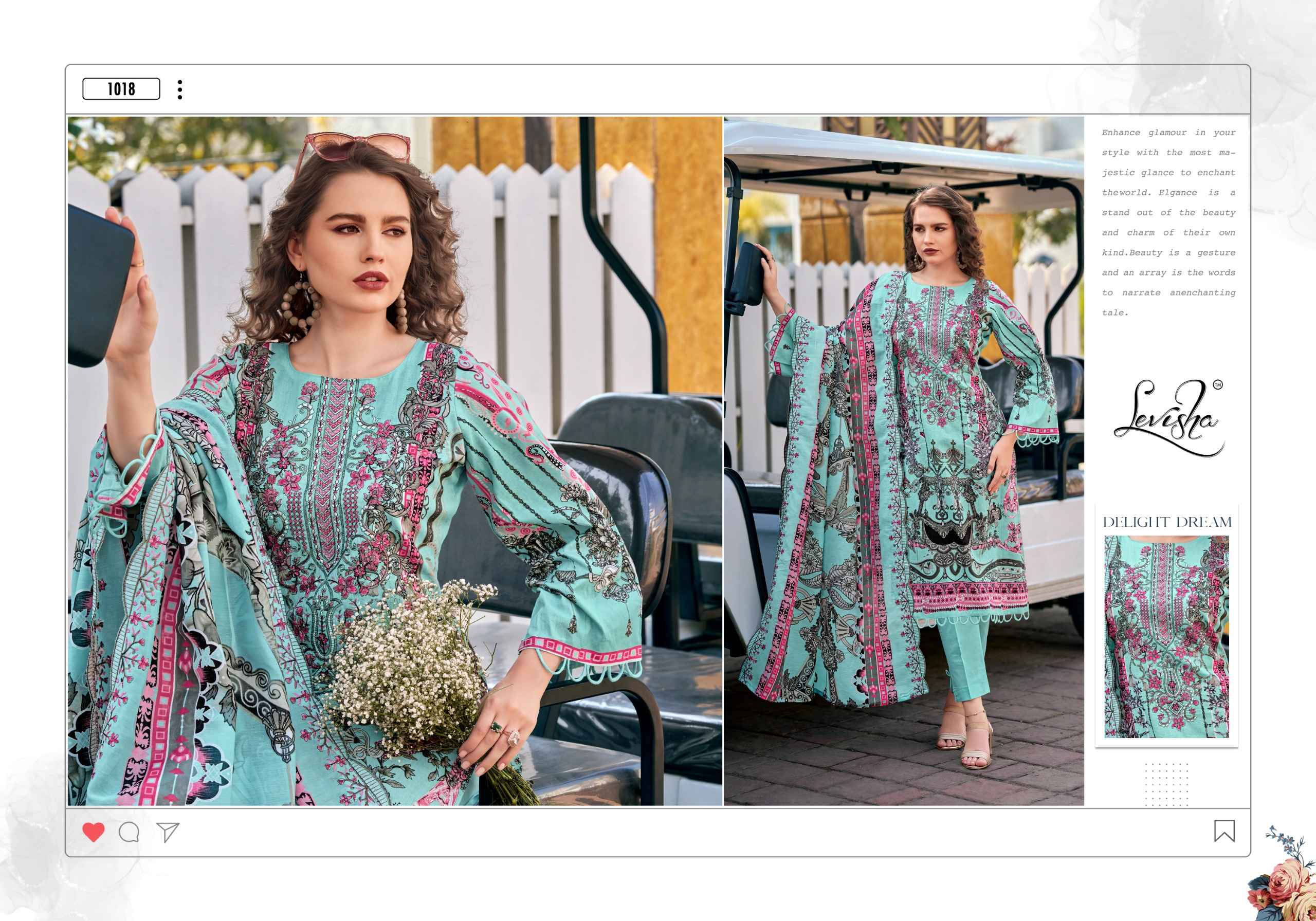Levisha Mariyam Vol 2 Cambric Cotton Embroidery Dress Material Wholesale Price ( 8 Pcs Catalogue )