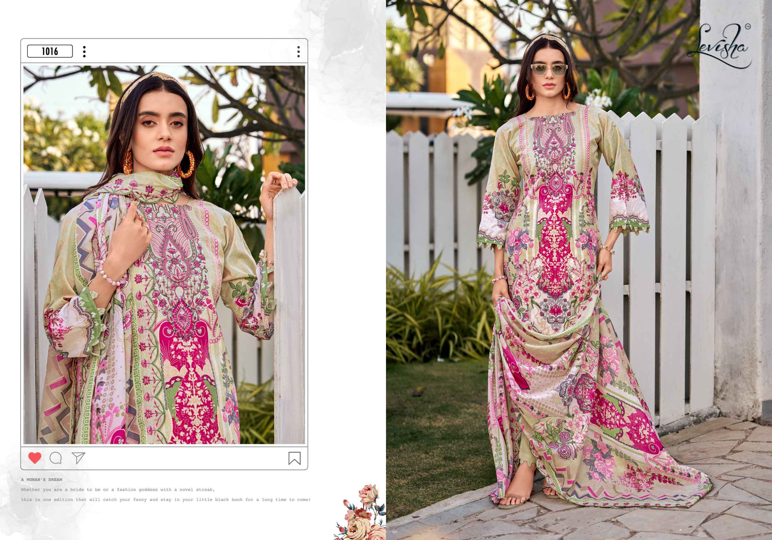 Levisha Mariyam Vol 2 Cambric Cotton Embroidery Dress Material Wholesale Price ( 8 Pcs Catalogue )