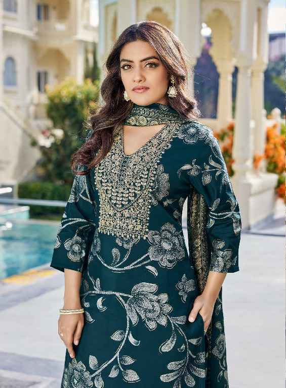 Master Dhurandar Roman Silk Kurti Combo Wholesale Rate ( 8 Pcs Catalog )