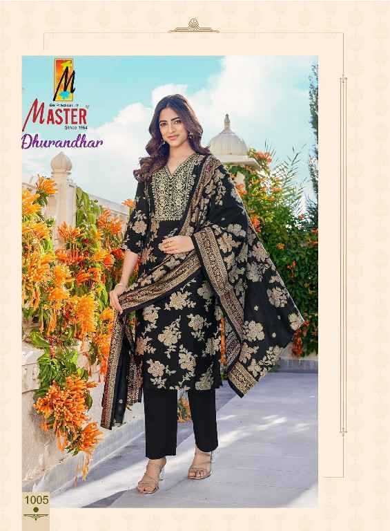 Master Dhurandar Roman Silk Kurti Combo Wholesale Rate ( 8 Pcs Catalog )