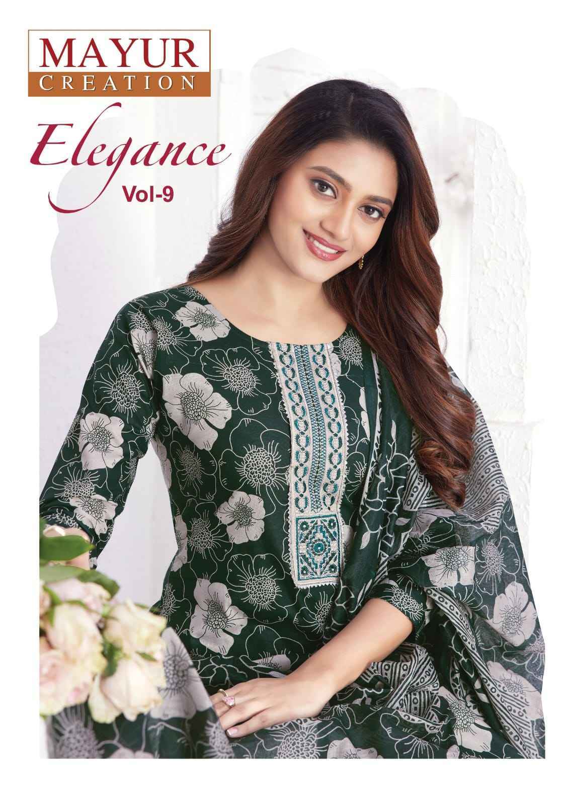 Mayur Creation Elegance Vol 9 Readymade Cotton Dress Wholesale Rate ( 10 Pcs Catalog )