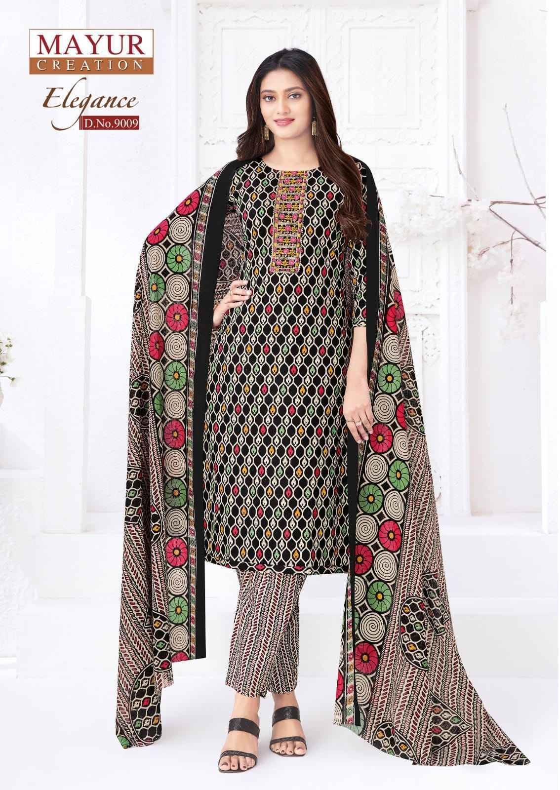 Mayur Creation Elegance Vol 9 Readymade Cotton Dress Wholesale Rate ( 10 Pcs Catalog )