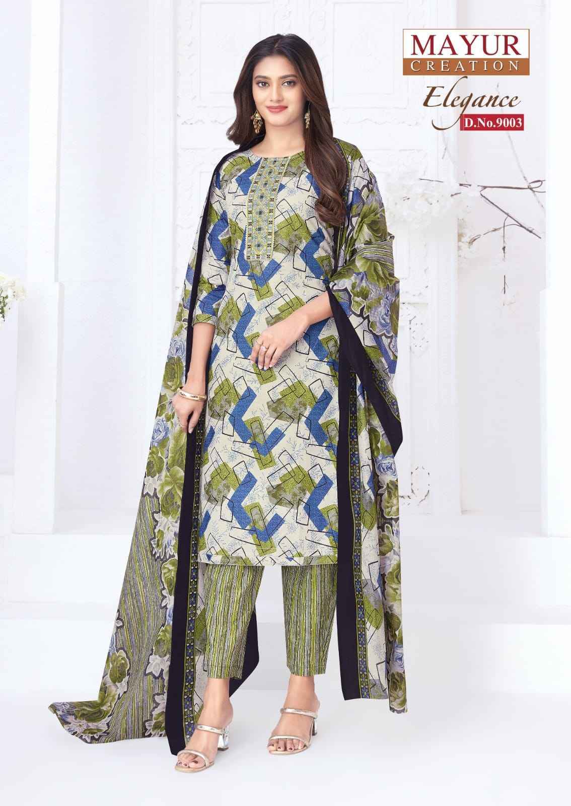 Mayur Creation Elegance Vol 9 Readymade Cotton Dress Wholesale Rate ( 10 Pcs Catalog )