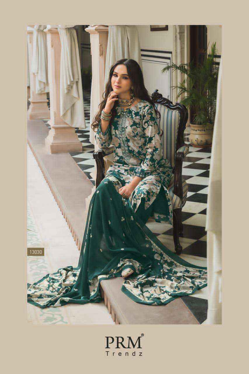 Prm Trendz Elnaz Pure Jam Silk Ladies Dress Salwar Kameez Wholesale Rate ( 6 Pcs Catalog )