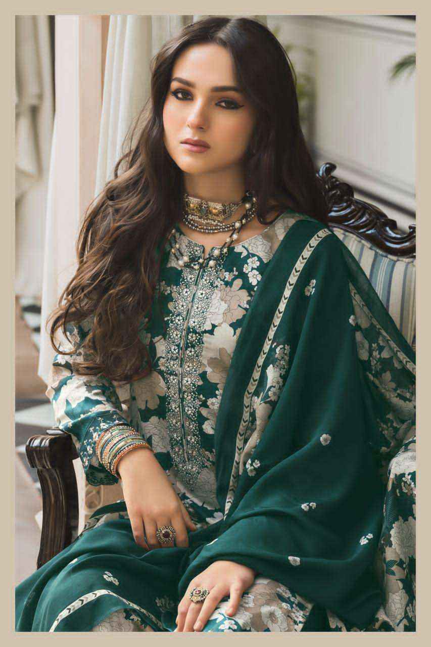 Prm Trendz Elnaz Pure Jam Silk Ladies Dress Salwar Kameez Wholesale Rate ( 6 Pcs Catalog )