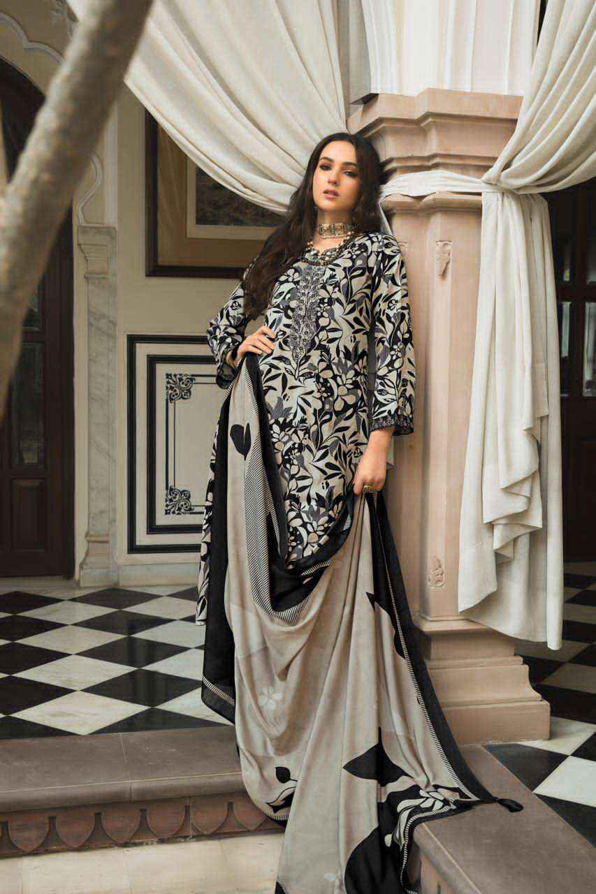 Prm Trendz Elnaz Pure Jam Silk Ladies Dress Salwar Kameez Wholesale Rate ( 6 Pcs Catalog )