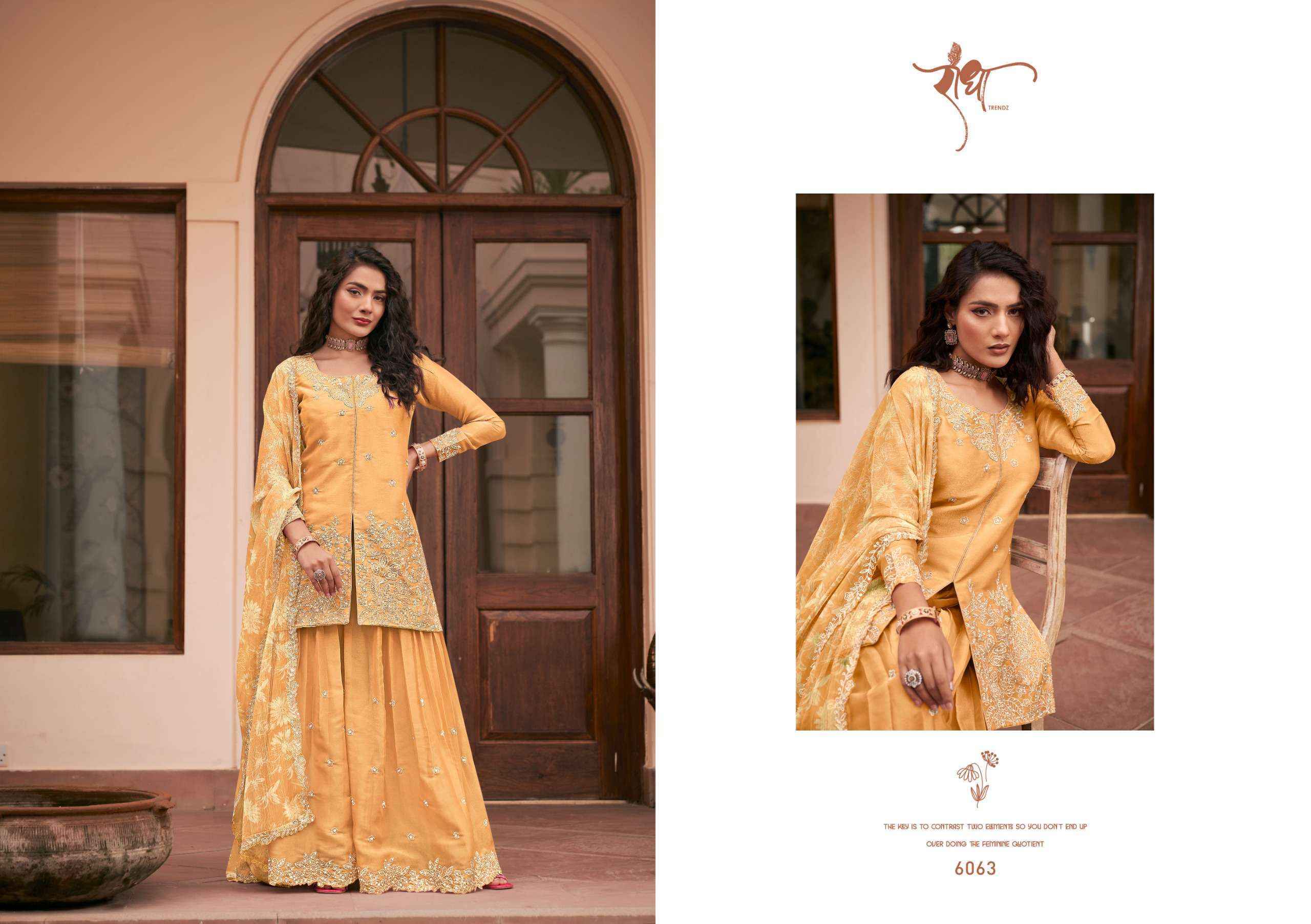 Radha Trendz Sonam Readymade Silk Dress Wholesale Rate ( 4 Pcs Catalog )