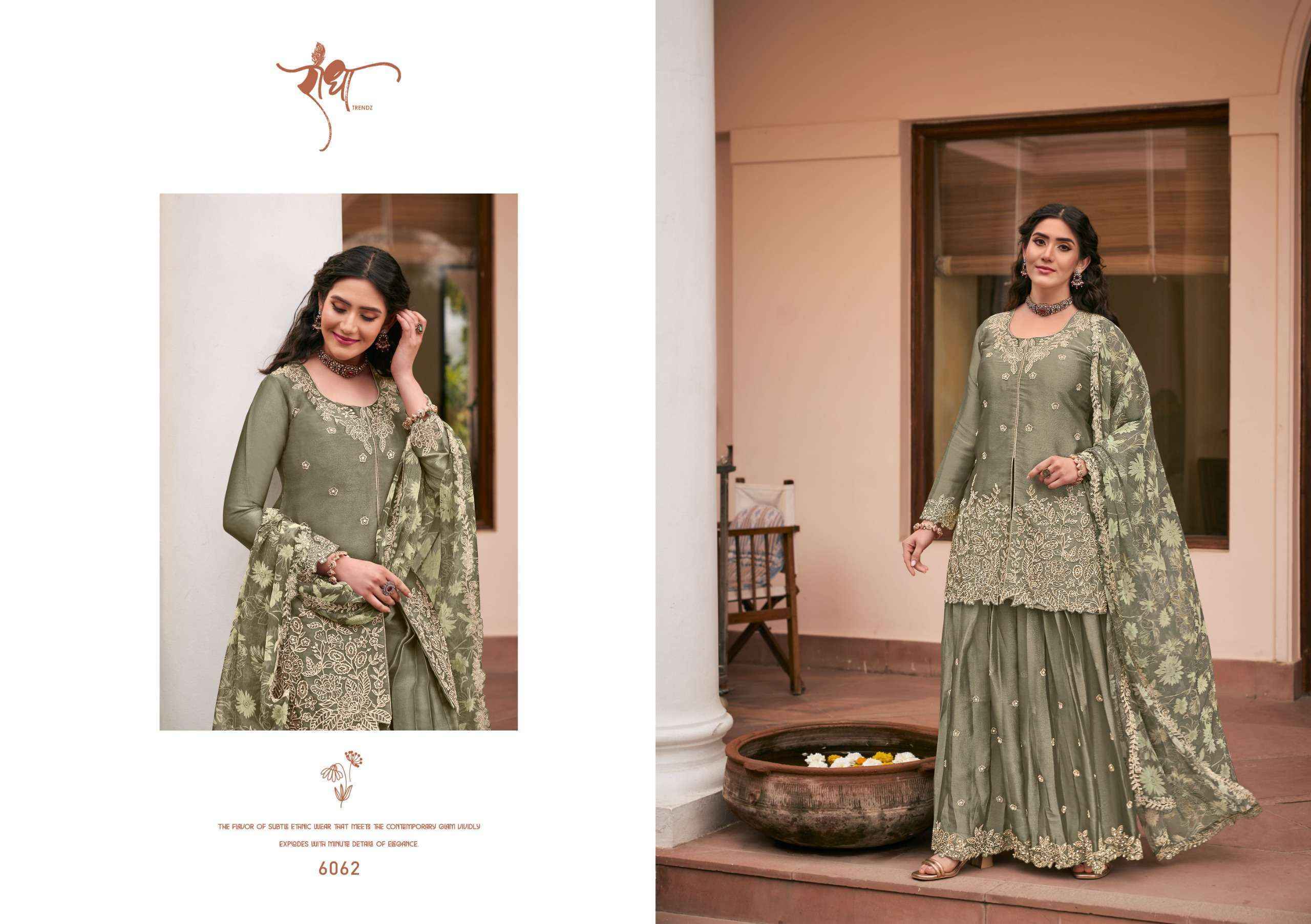 Radha Trendz Sonam Readymade Silk Dress Wholesale Rate ( 4 Pcs Catalog )