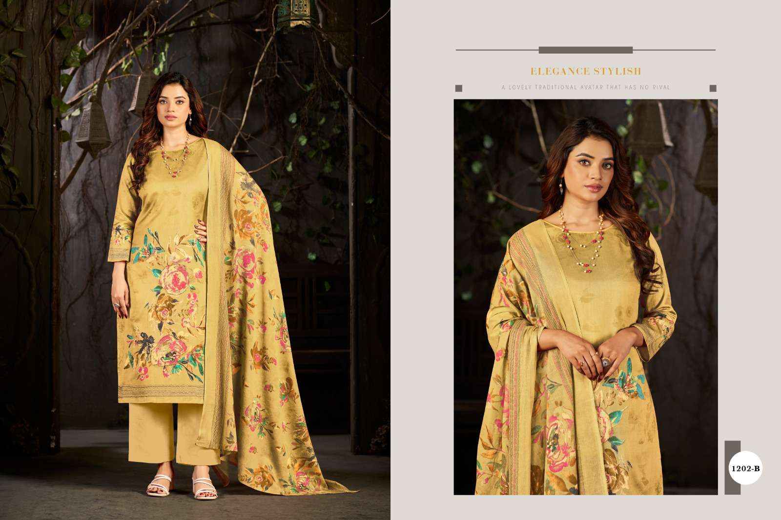 Radhika Azara Kayka 1202 Designer Print Fancy Cotton Salwar Kameez Wholesale Rate ( 4 Pcs Catalog )