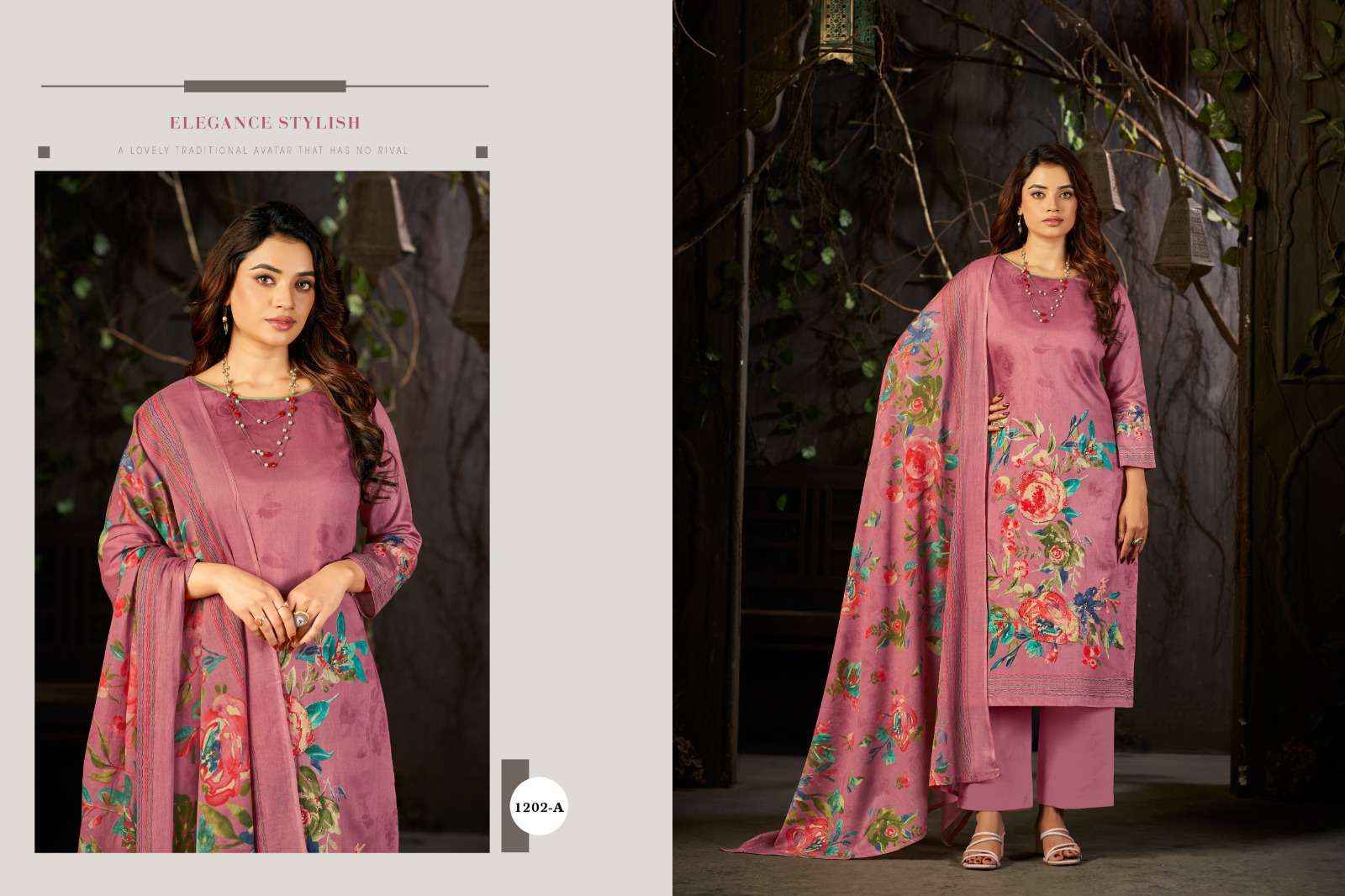 Radhika Azara Kayka 1202 Designer Print Fancy Cotton Salwar Kameez Wholesale Rate ( 4 Pcs Catalog )