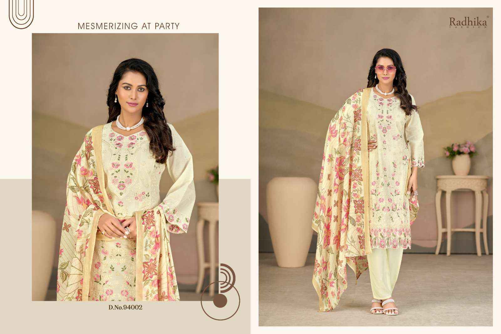 Radhika Azara Zubeda Vol 2 Pure Lawn Cotton Dress Material Wholesale Price (2 Pcs Catalogue )