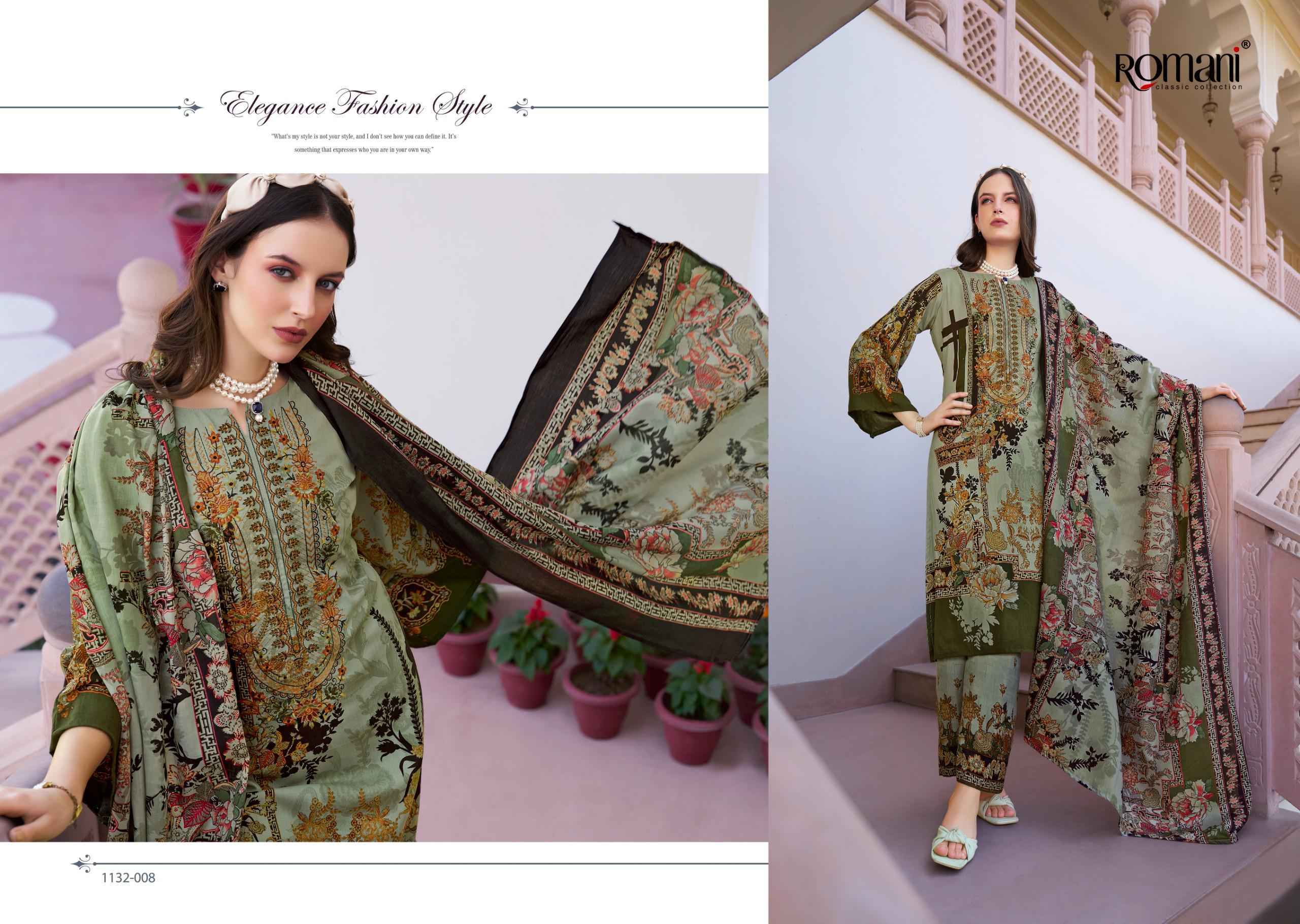 Romani Mahira Vol 7 Cotton Dress Material Wholesale Price ( 8 pcs Catalogue )