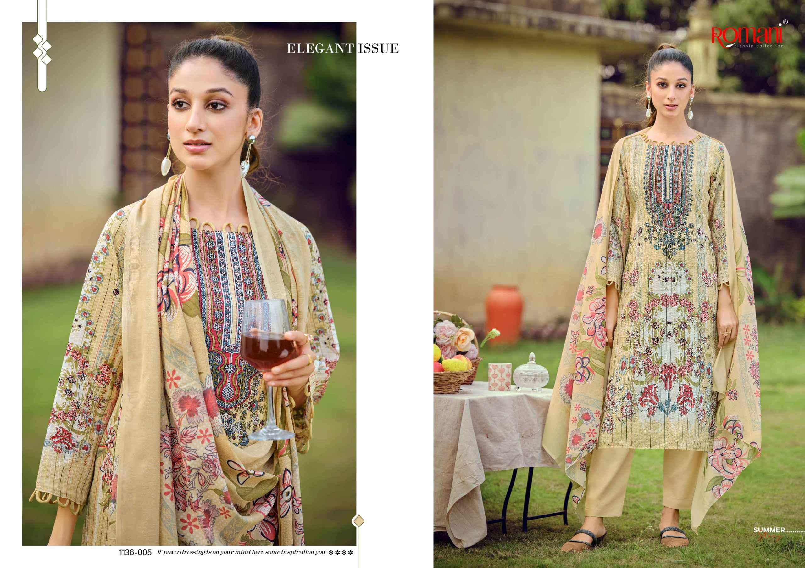 Romani Richa Cotton Salwar Kameez Wholesale Rate ( 8 Pcs Catalog )